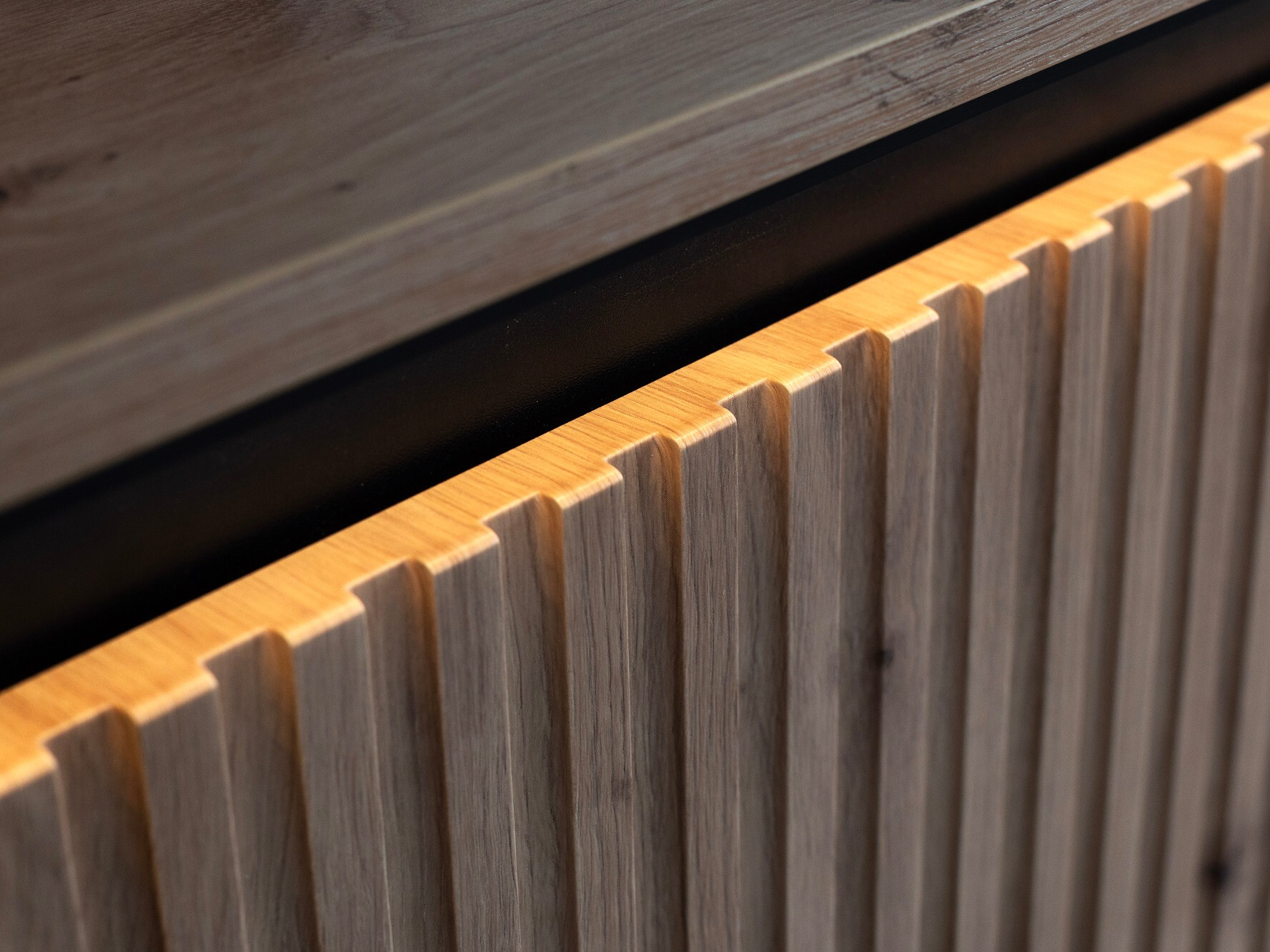 TV staliukas Fernolu 105 (Artisan ąžuolas + Juoda)