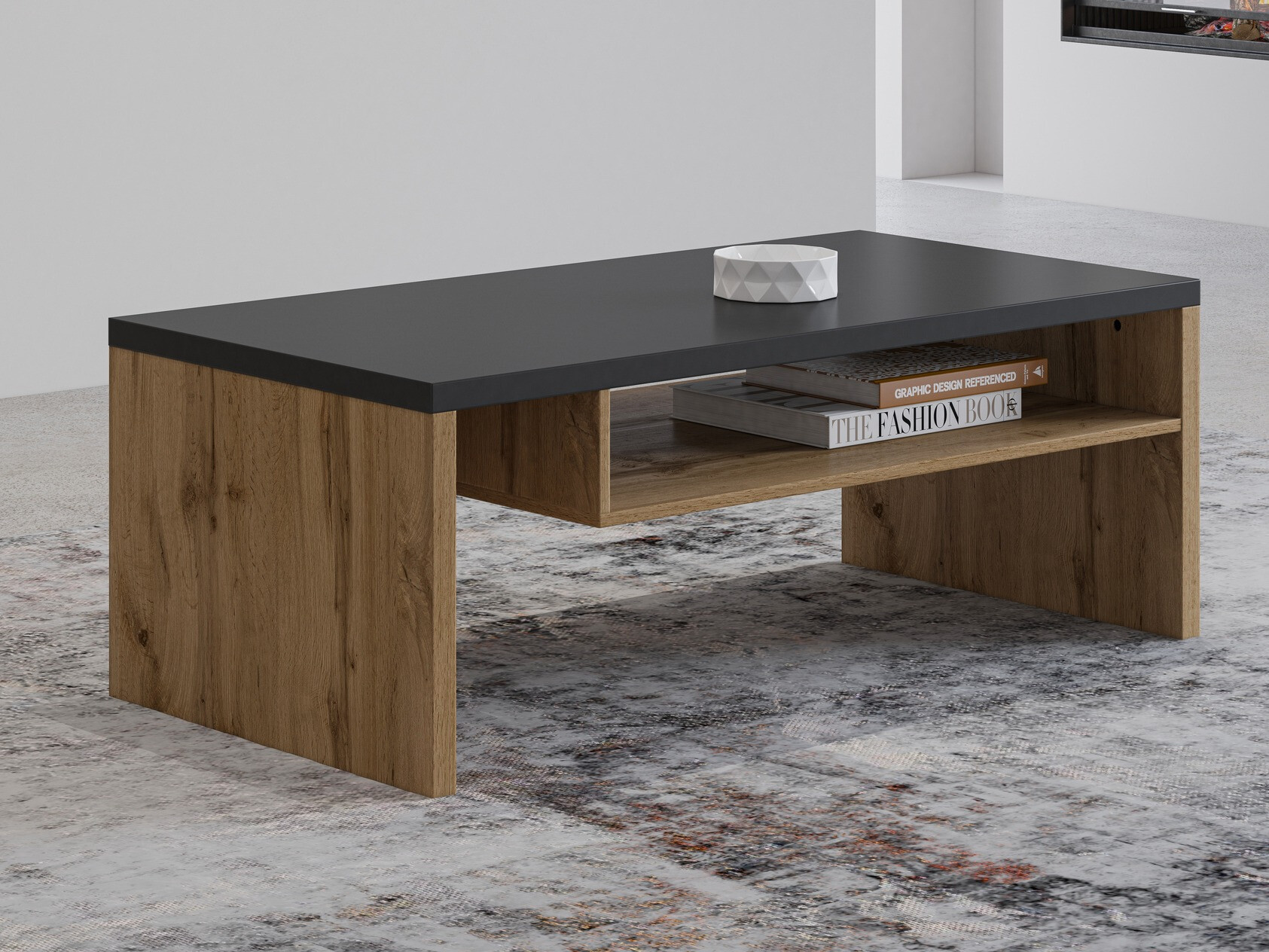 Žurnalinis staliukas Alfere 112 (Votan ąžuolas)