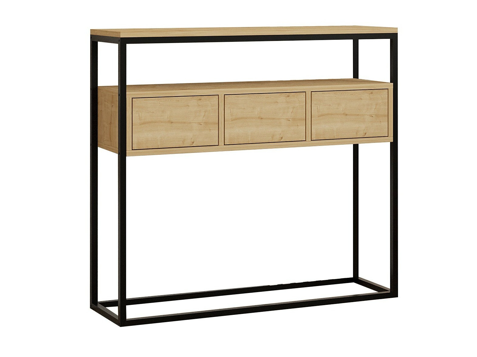 Konsolė Kailua 636 (Šviesi ruda + Juoda)