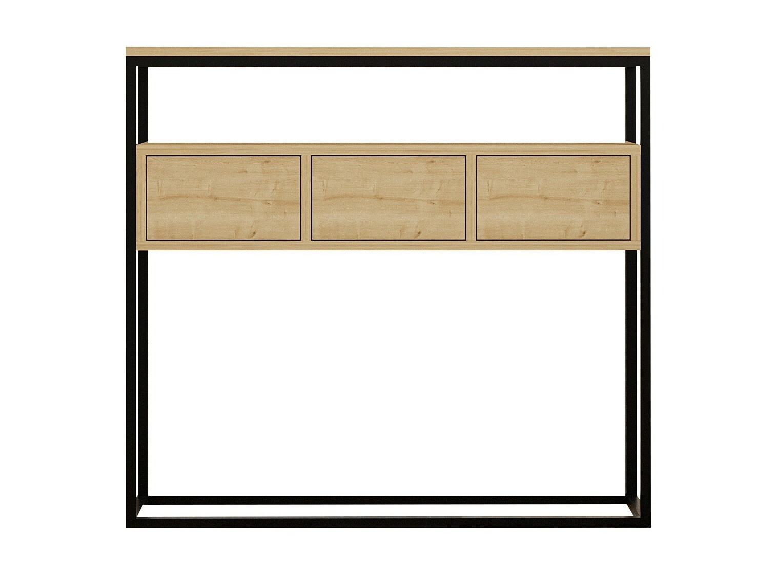 Konsolė Kailua 636 (Šviesi ruda + Juoda)