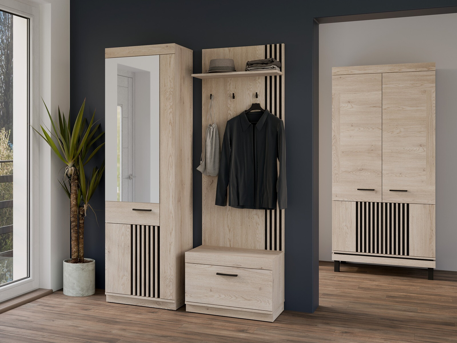 Prieškambario komplektas Sermelu 114