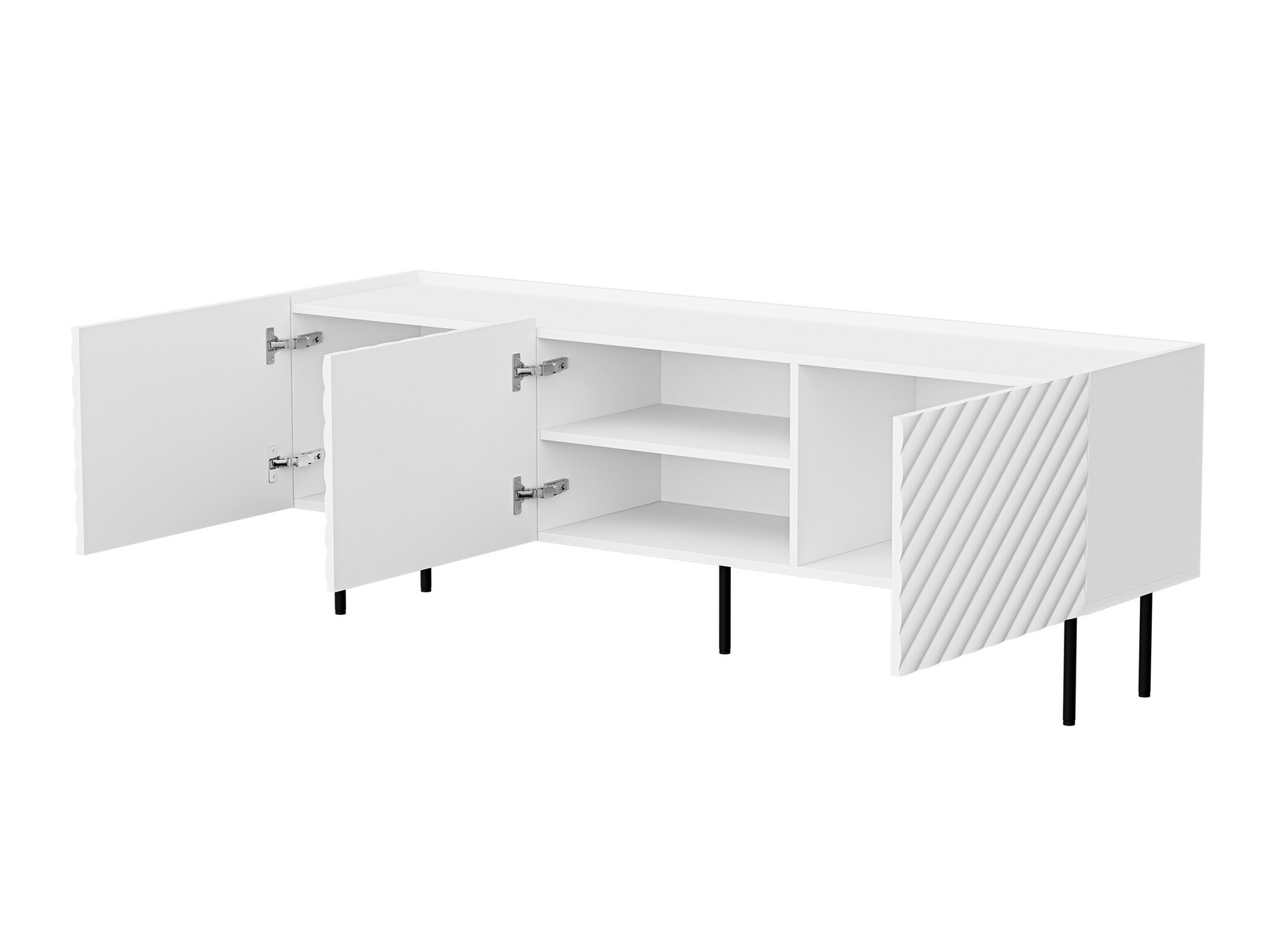 Svetainės komplektas Sillen (Juoda)