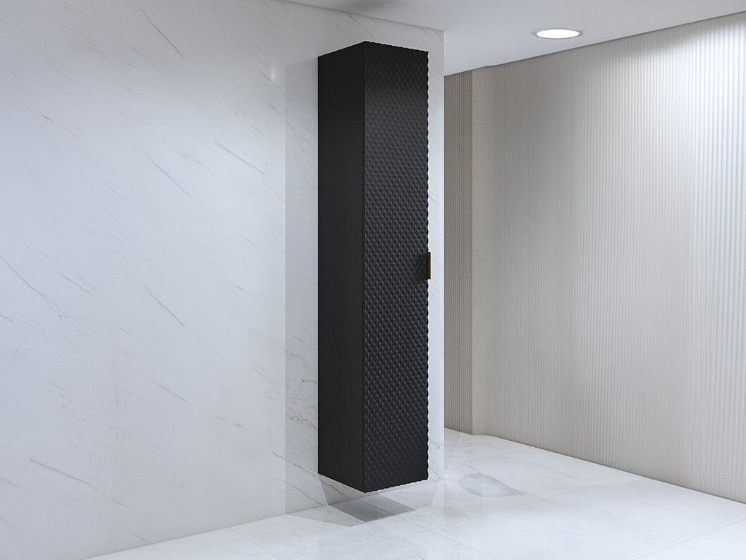 Pakabinama vonios spintelė Liretu 105 (Juoda)