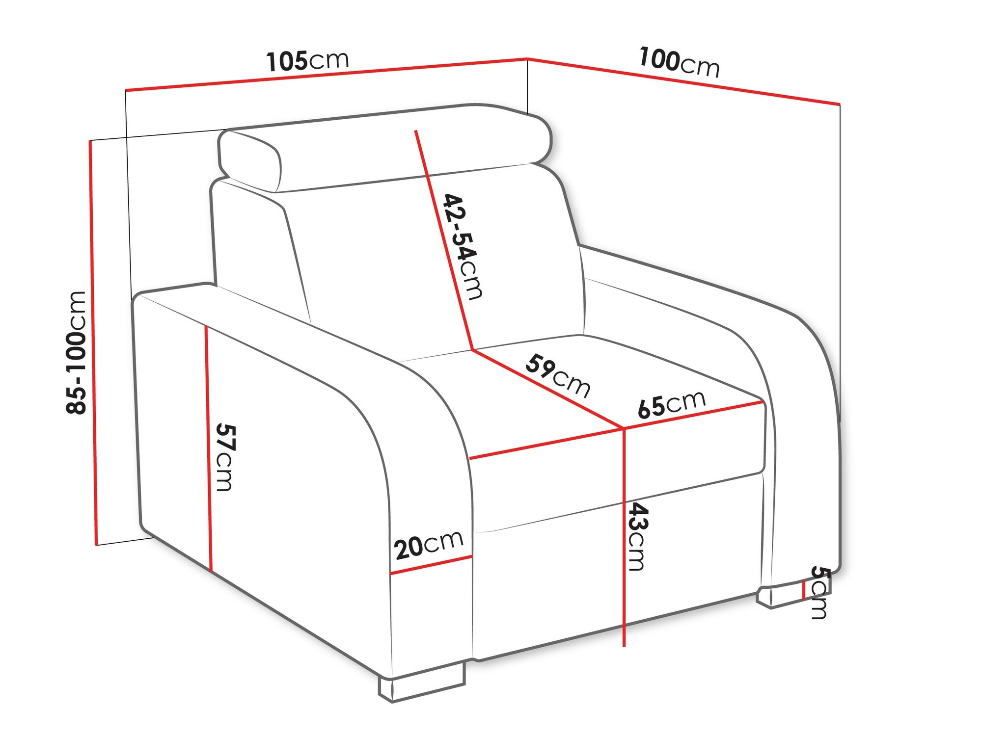 Fotelis Ovos (Crown 18)
