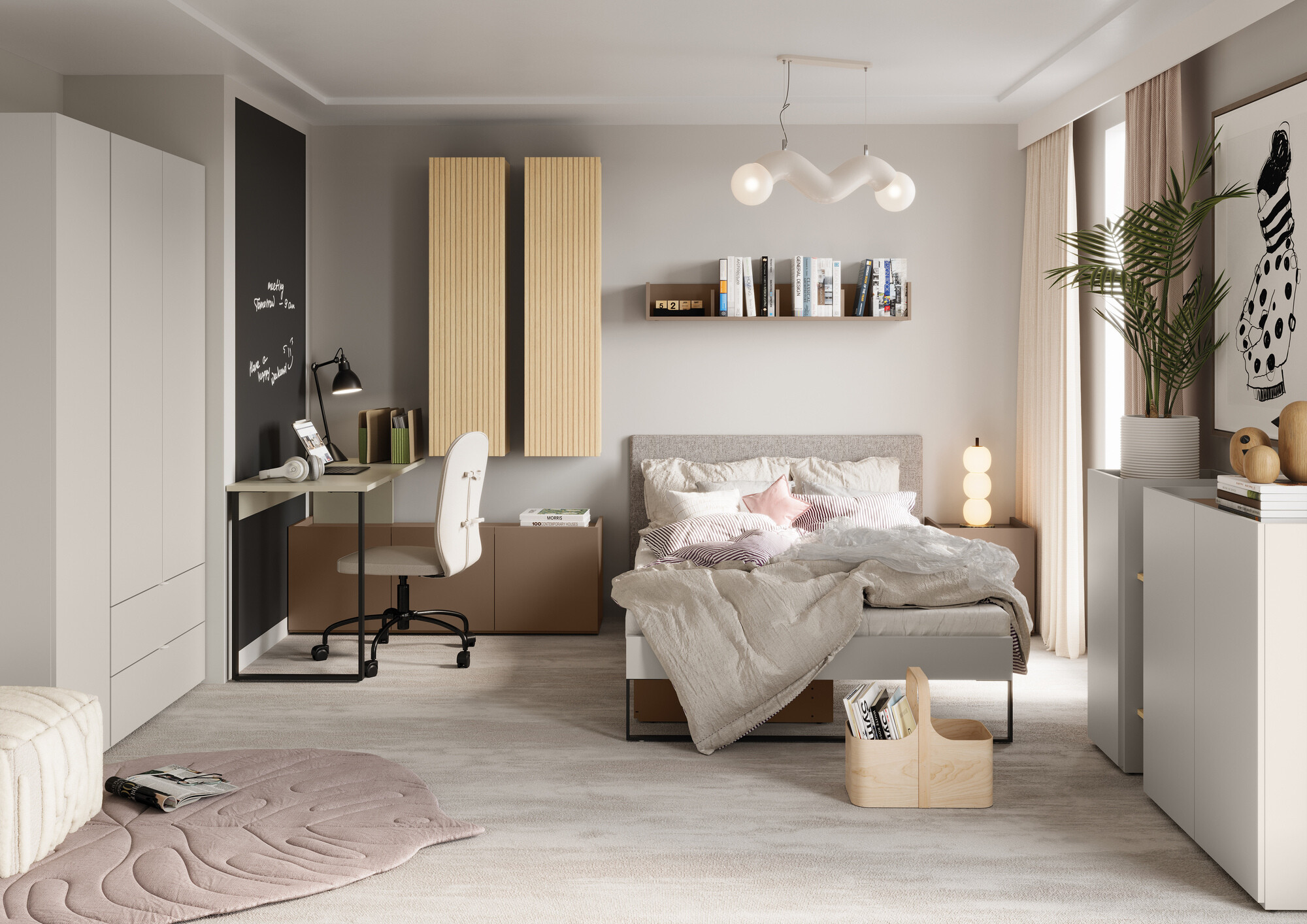 Kampinis darbo stalas Tivseva 109