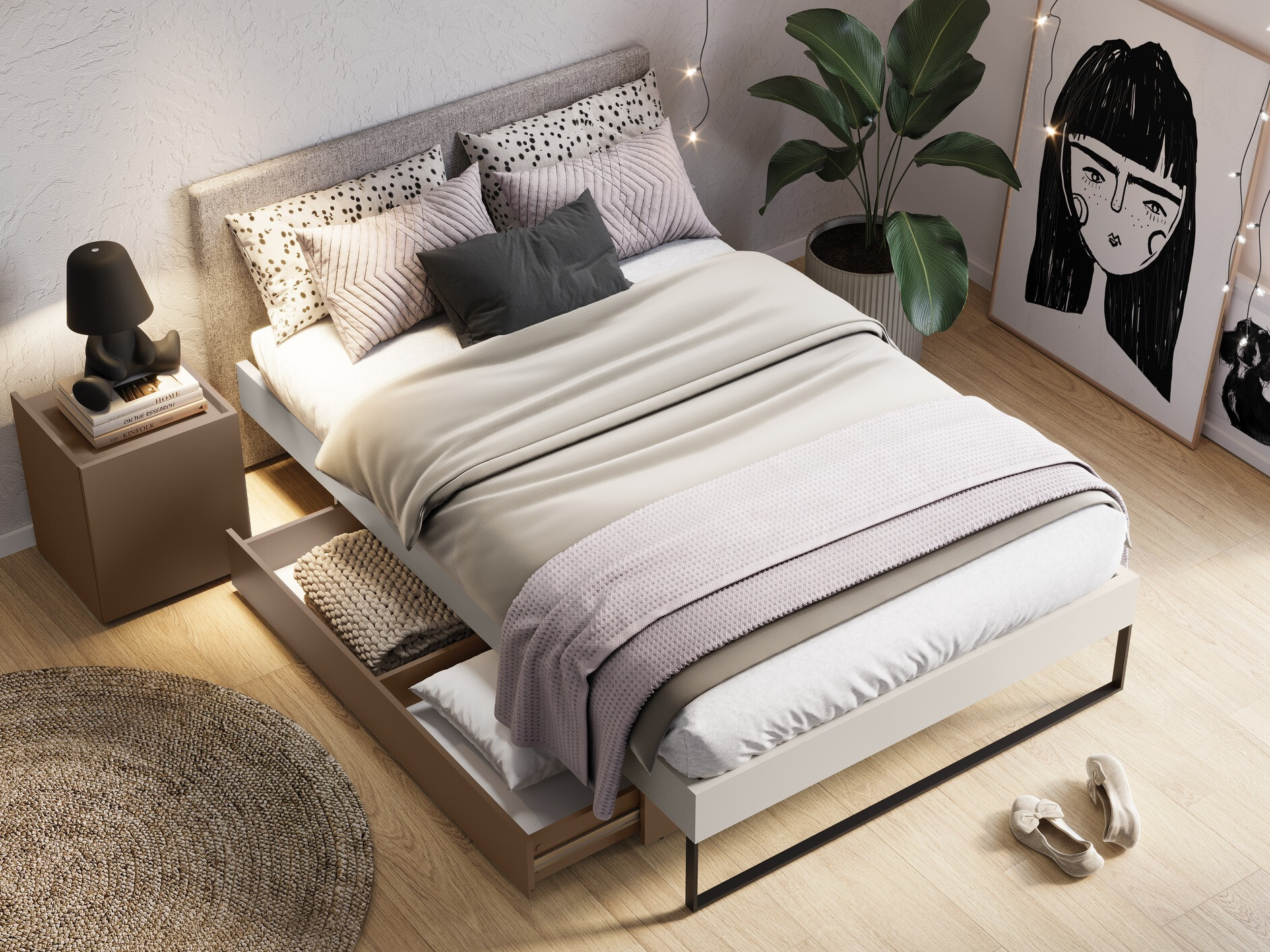 Naktinis staliukas Tivseva 112