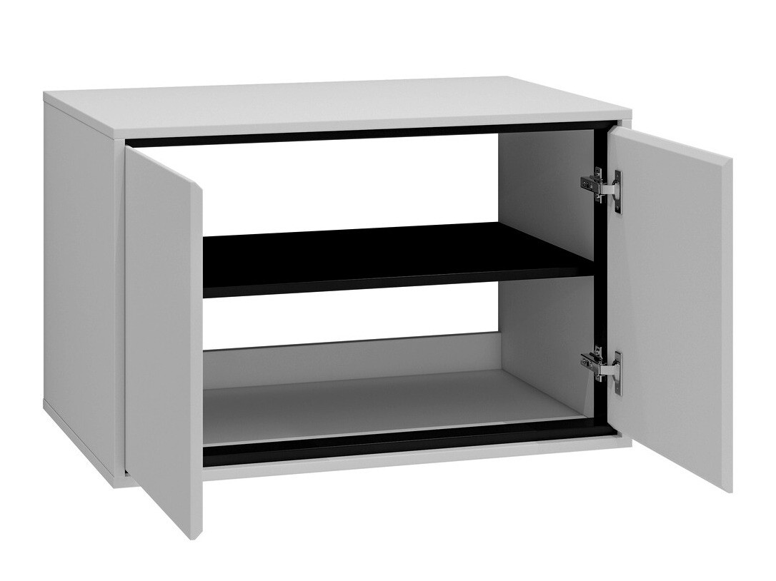 Pakabinama vonios spintelė praustuvui Tecavu 103 (Blizgi balta + Balta)