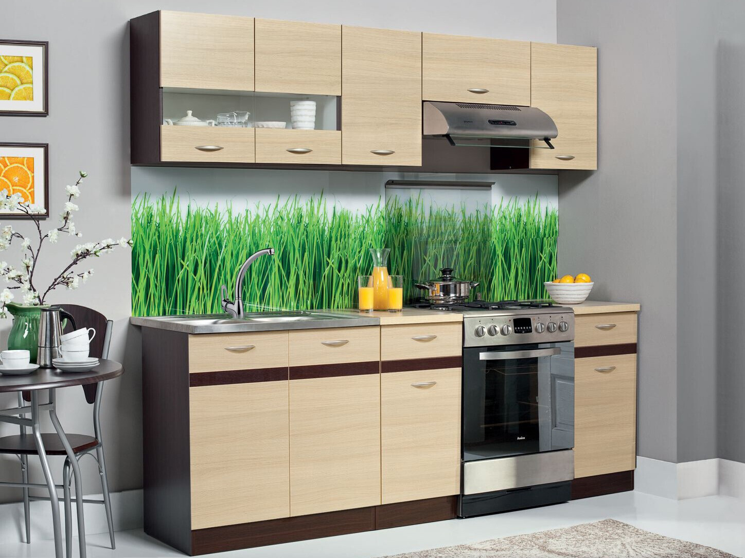 Modulinis virtuvės komplektas Eli Light 111