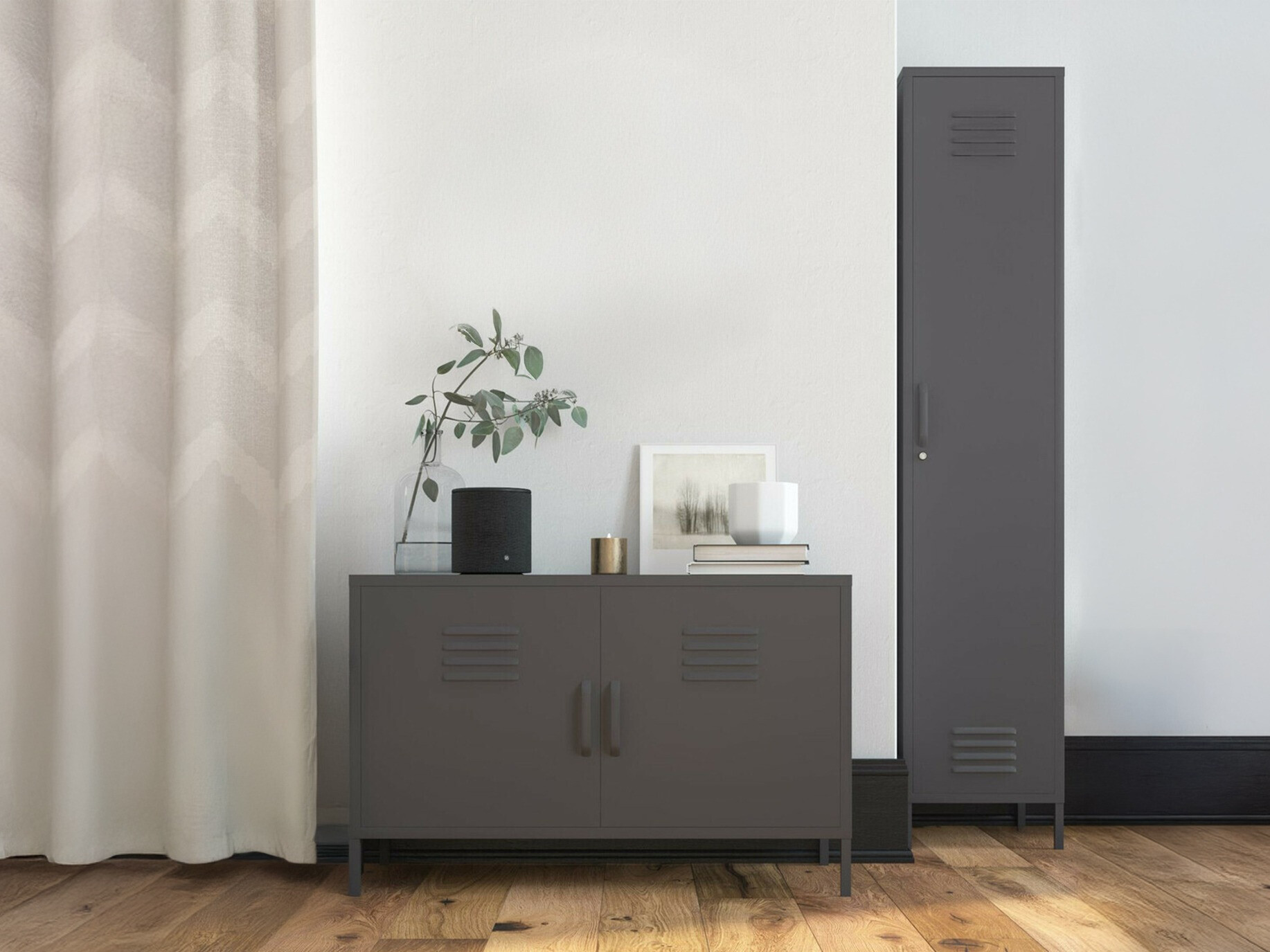 Baldų komplektas Merfeli 105 (Grafitas)