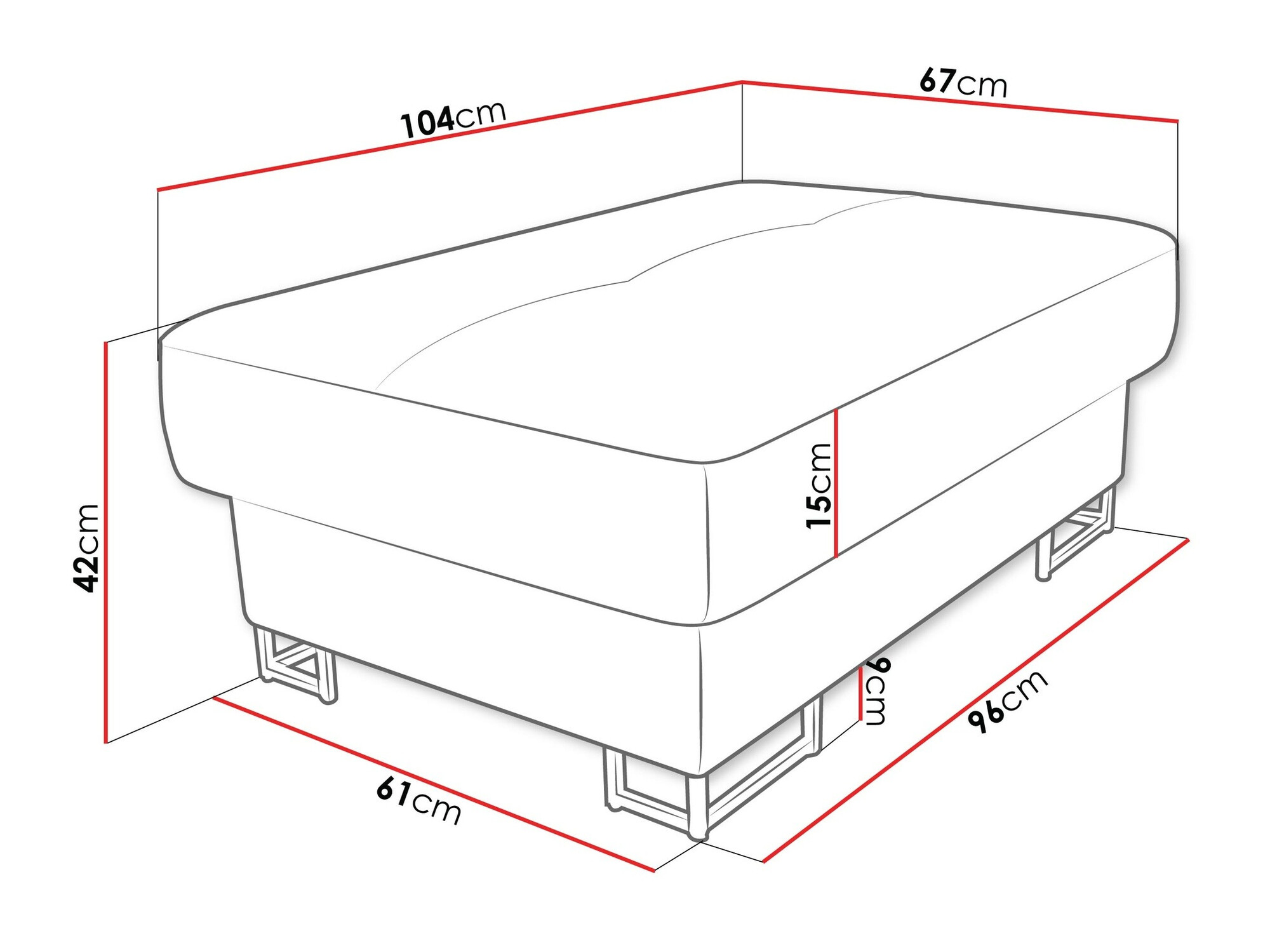 Minkštasuolis Comfivo Ruta (Magic Velvet 2216)