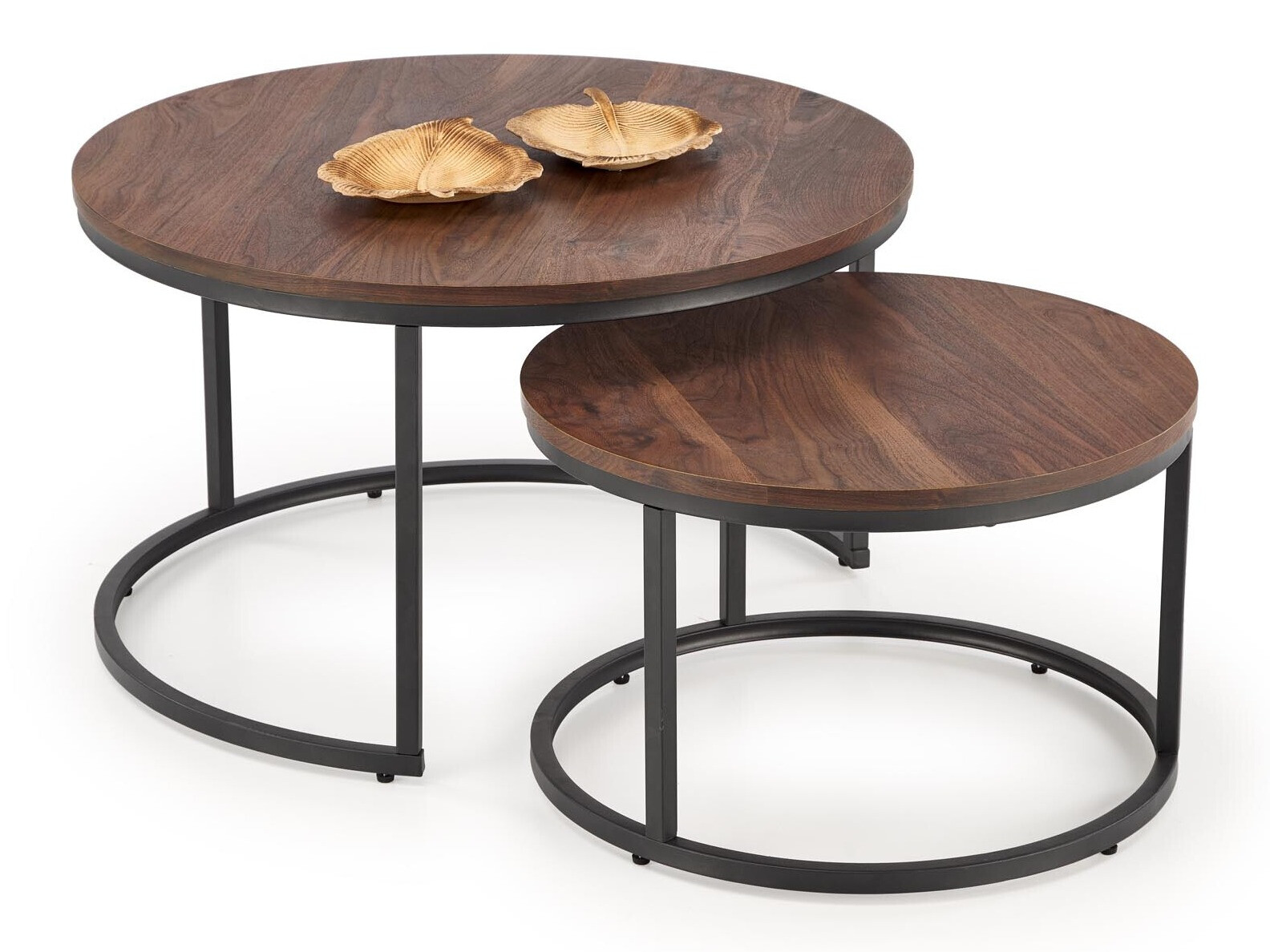 Žurnalinių staliukų komplektas Houston 1832 (Graikinis riešutas)