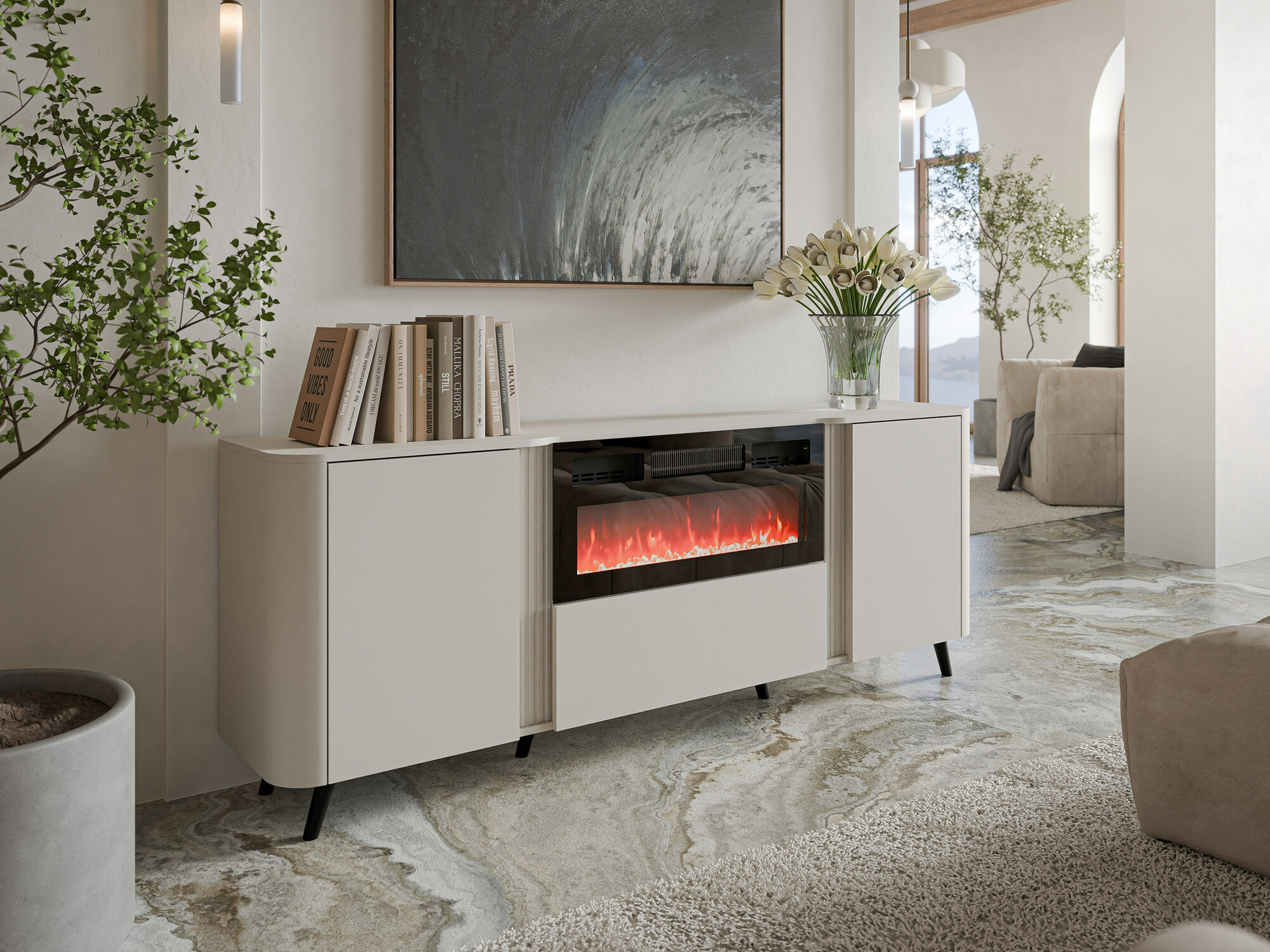 Spintelė Charlotte 202 (Kašmyras + Juoda)