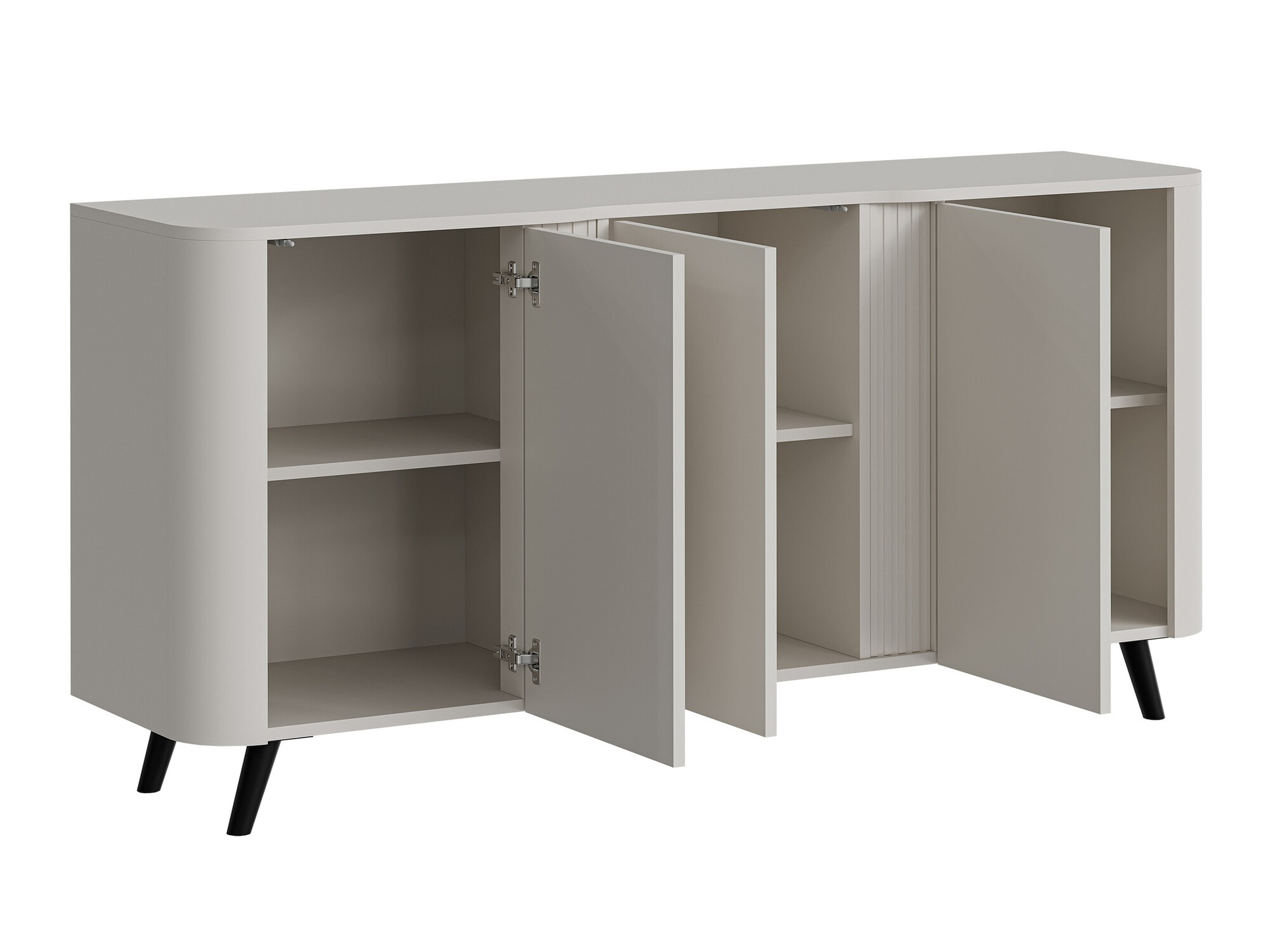 Svetainės komplektas Charlotte 204 (Juoda)