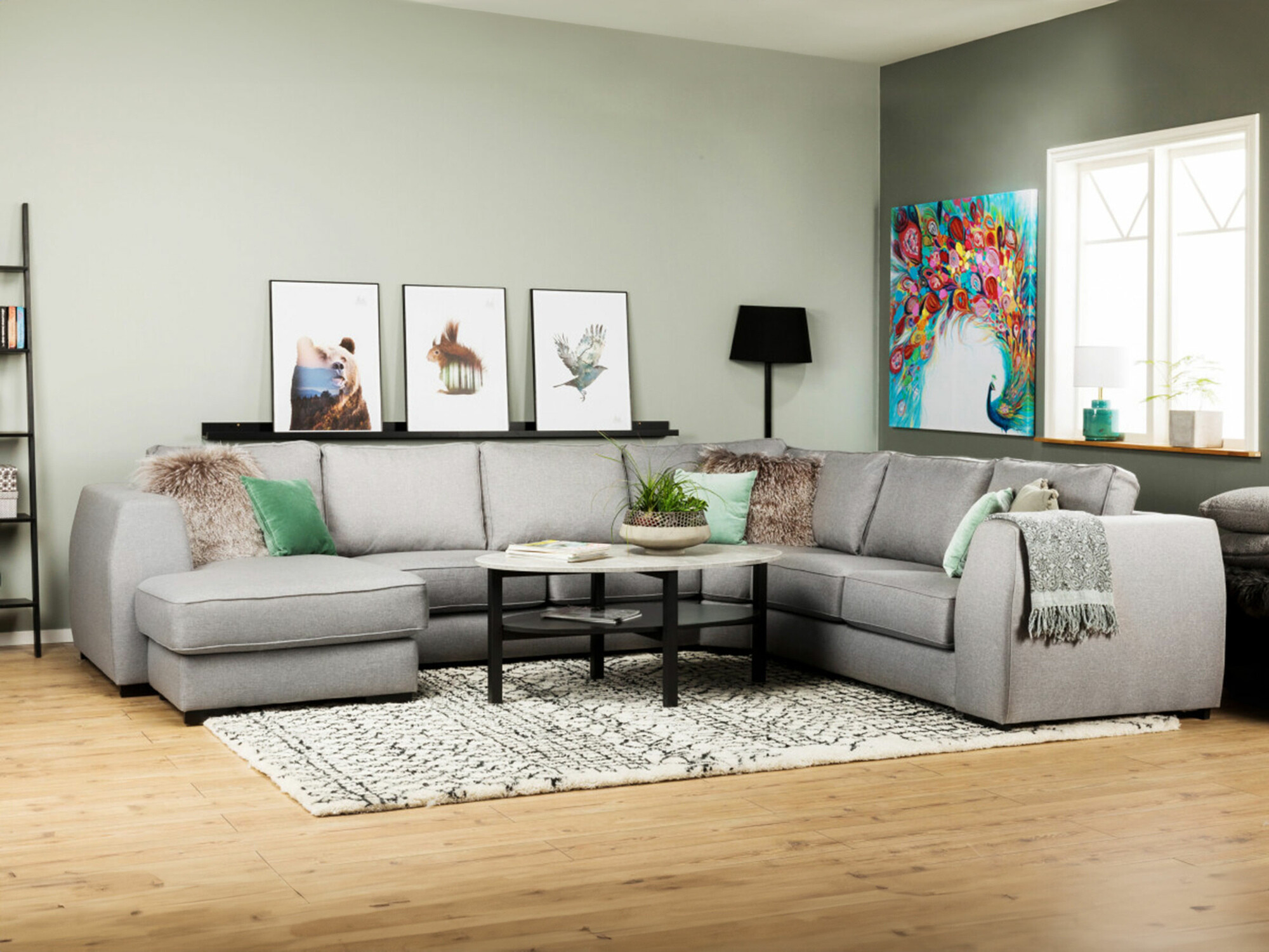 Minkštas kampas Scandinavian Choice Etfeli 104 (Pilka)