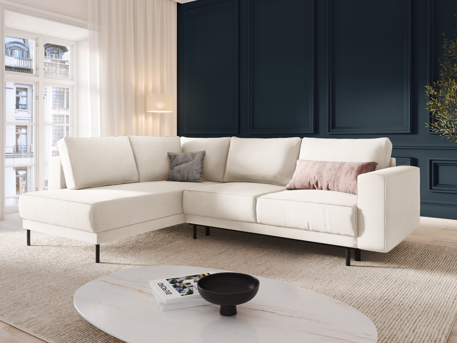 Minkštas kampas Beckley 104 (Bluvel 22)