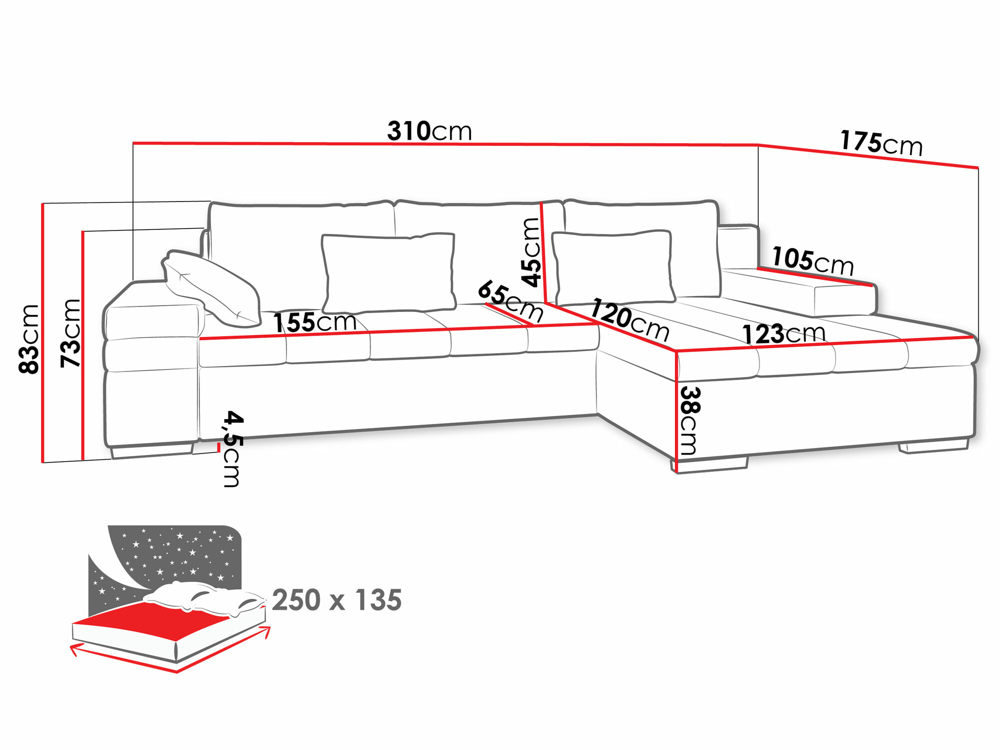 Minkštas kampas Comfivo 169 (Wave 05)
