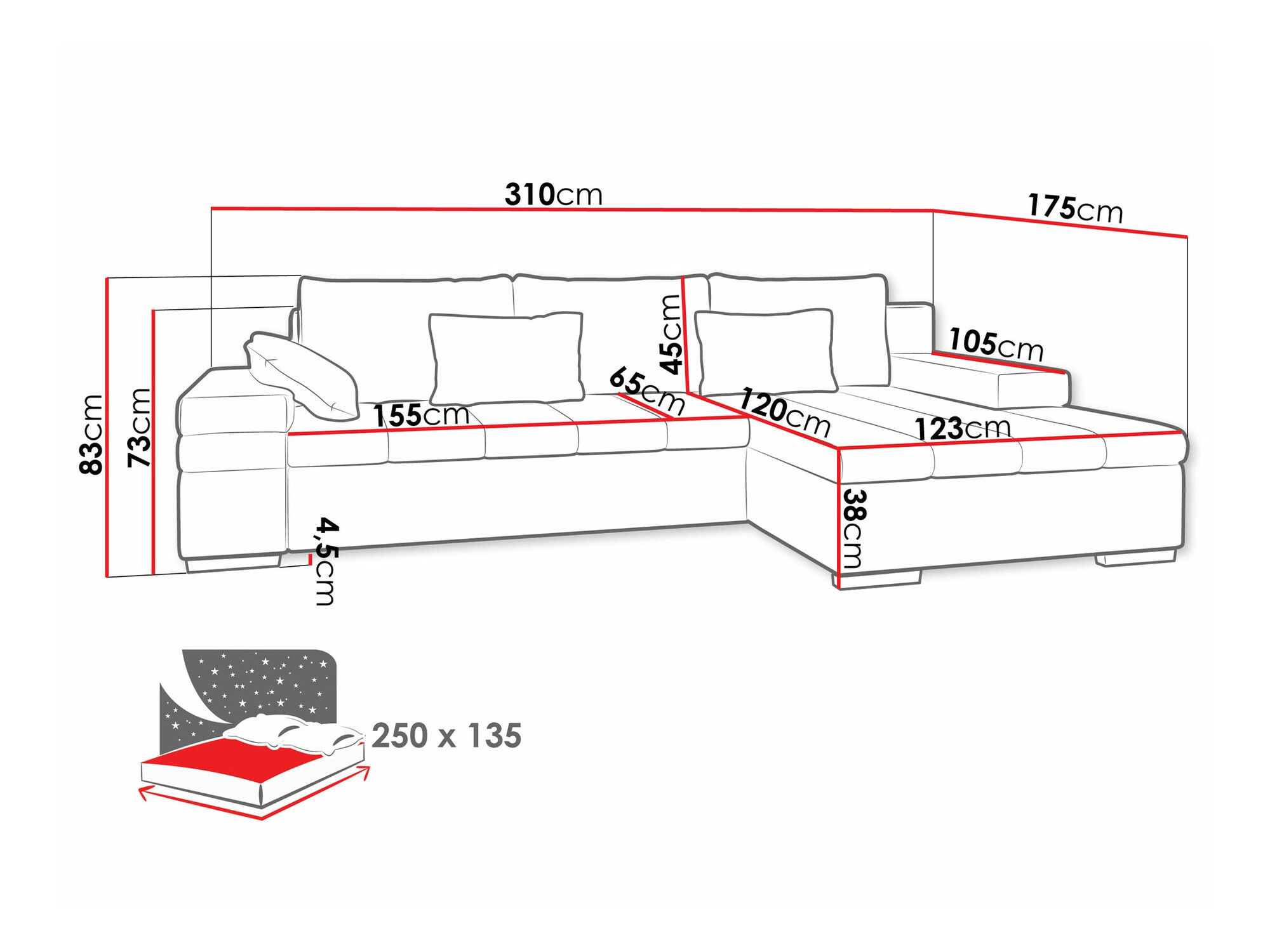 Minkštas kampas Comfivo 169 (Wave 09)