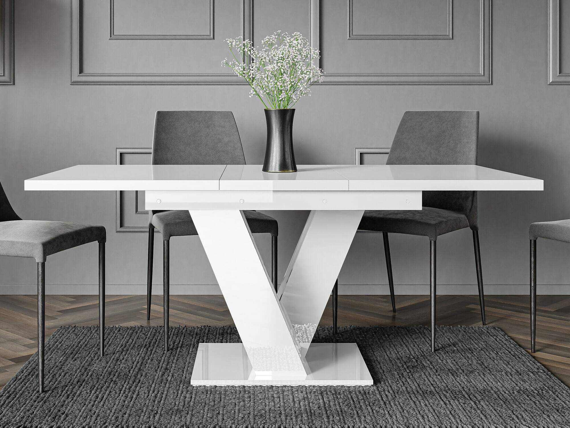 Stalas Musus (Blizgi balta)