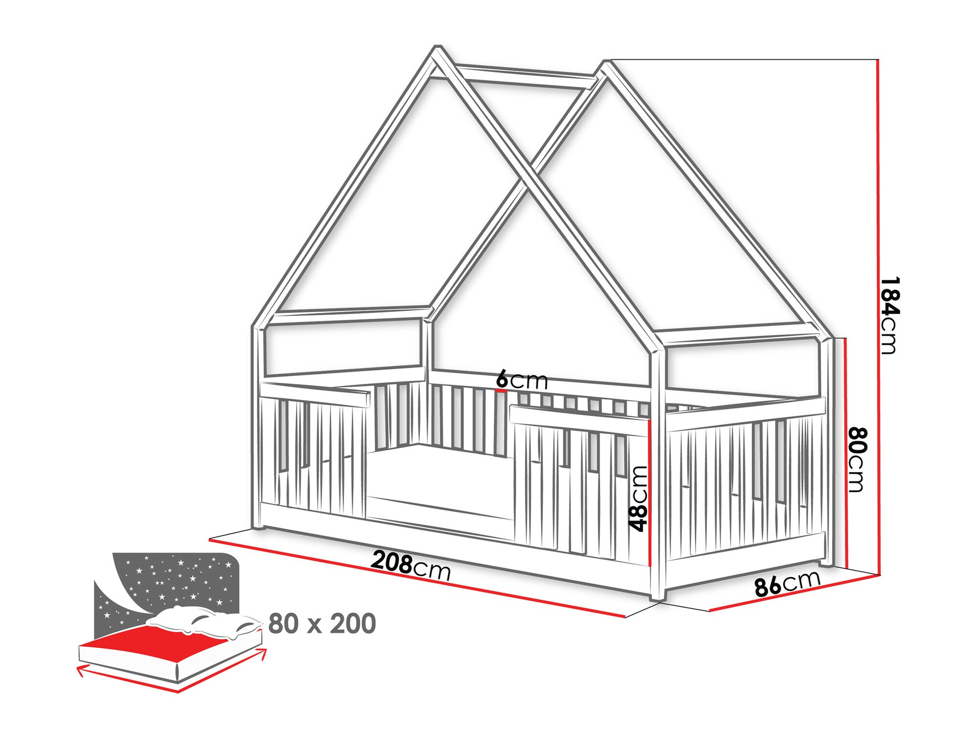 Lova Vista 114 (Pilka)