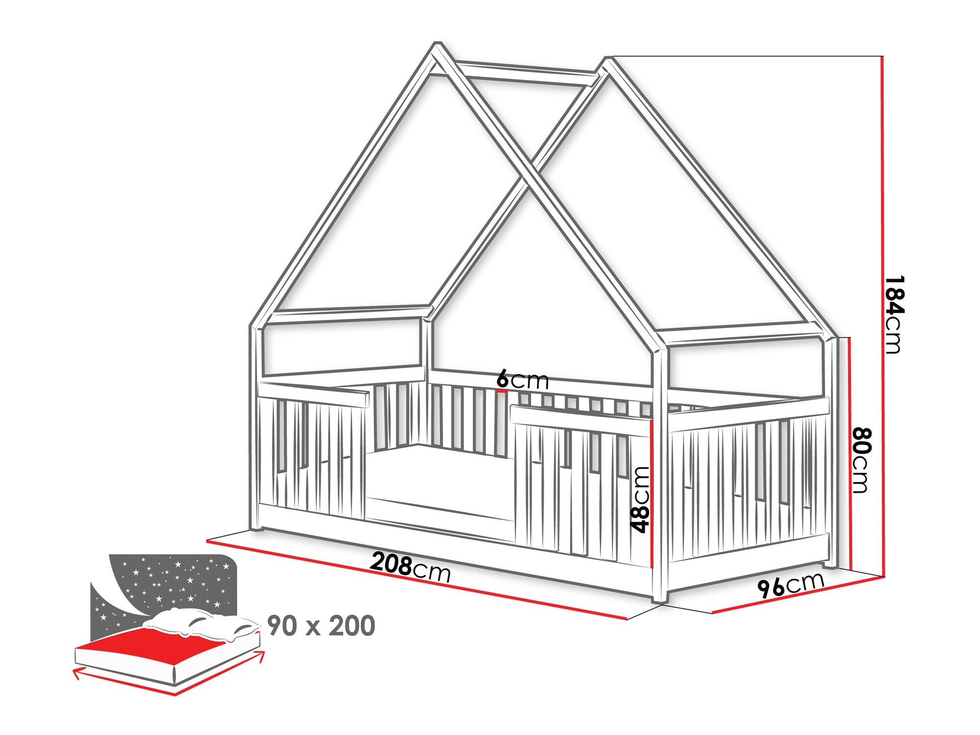 Lova Vista 114 (Pilka)