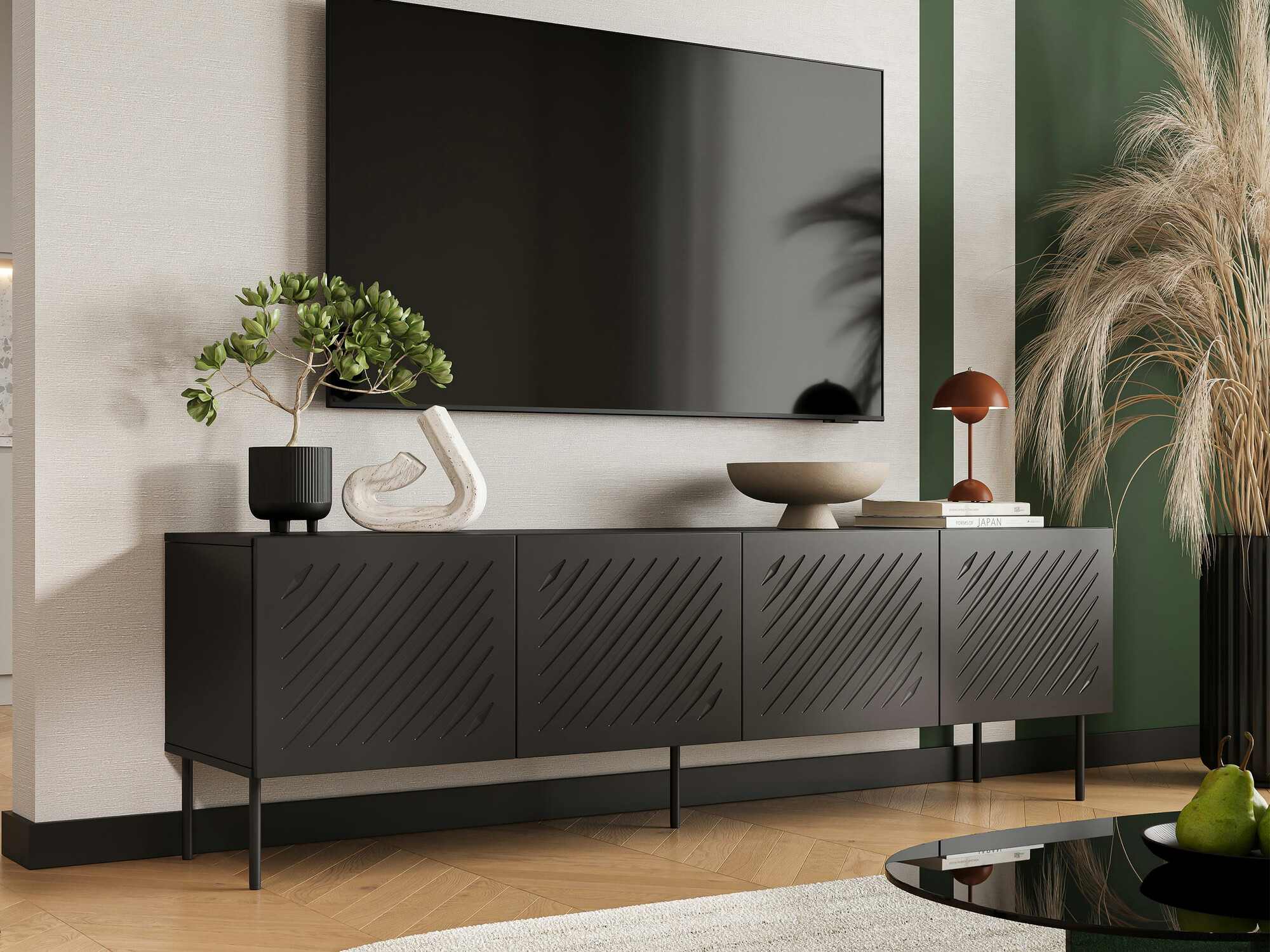 TV staliukas Tolfelo 103 (Juoda)