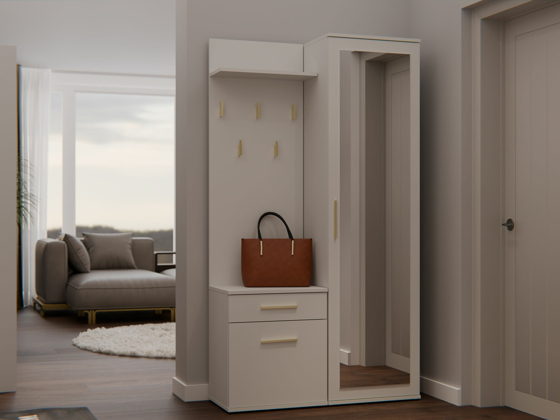 Prieškambario komplektas Mandeville 126 (Kašmyras)