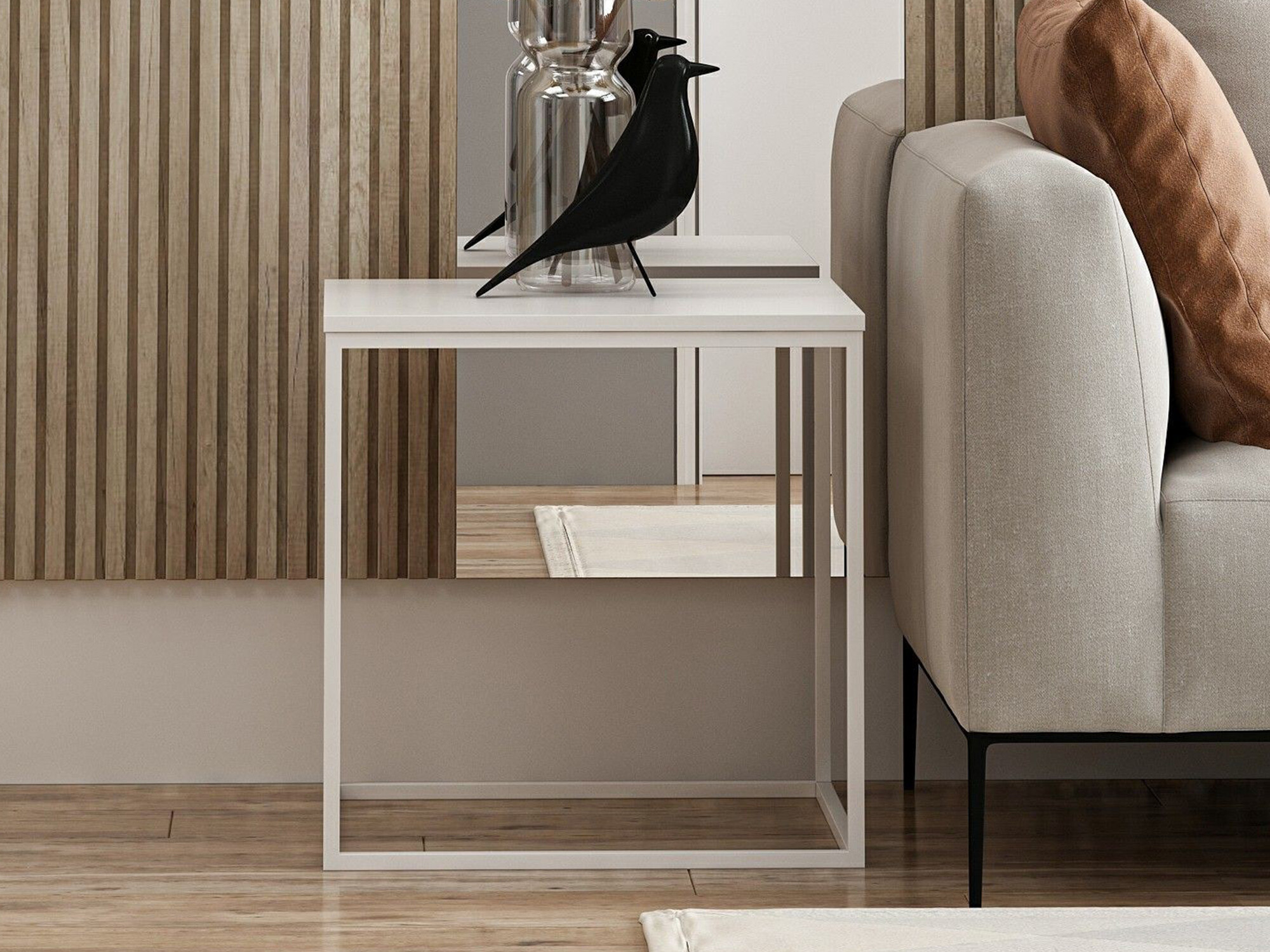 Šoninis staliukas Kailua 1307 (Balta)