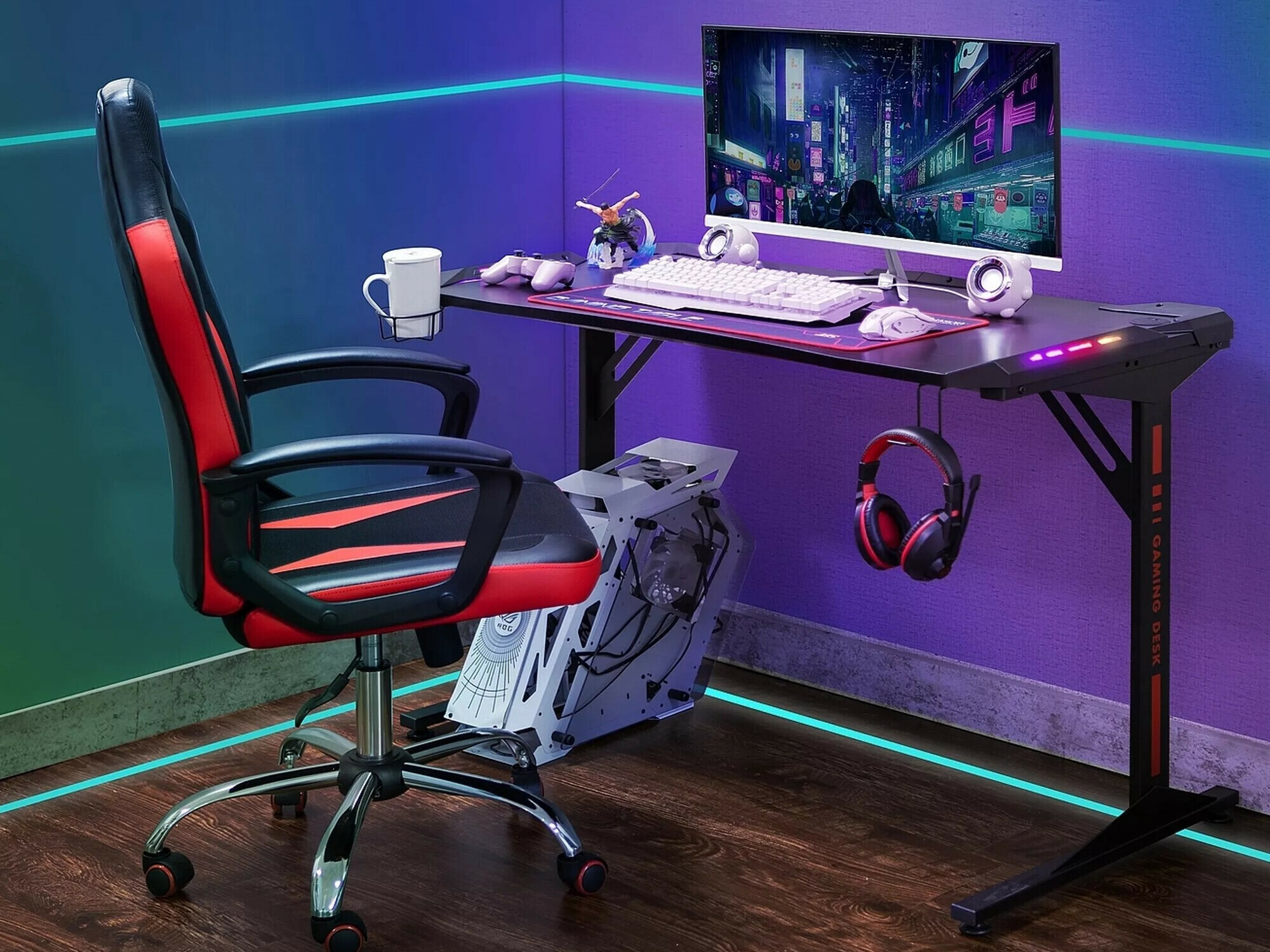 Kompiuterinių žaidimų stalas Detroit 528
