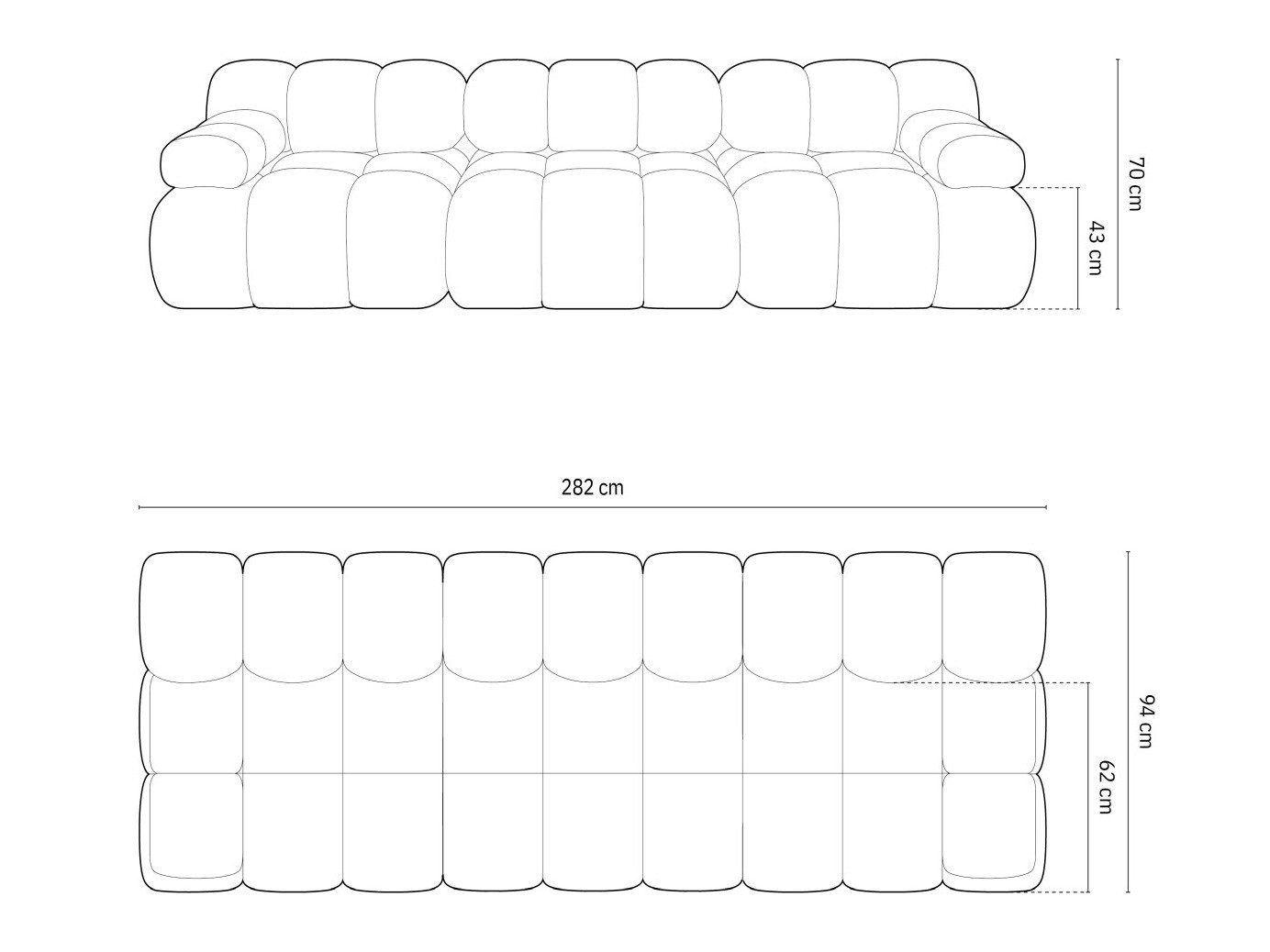 Modulinė sofa Caltenu 107 (Riviera 80)