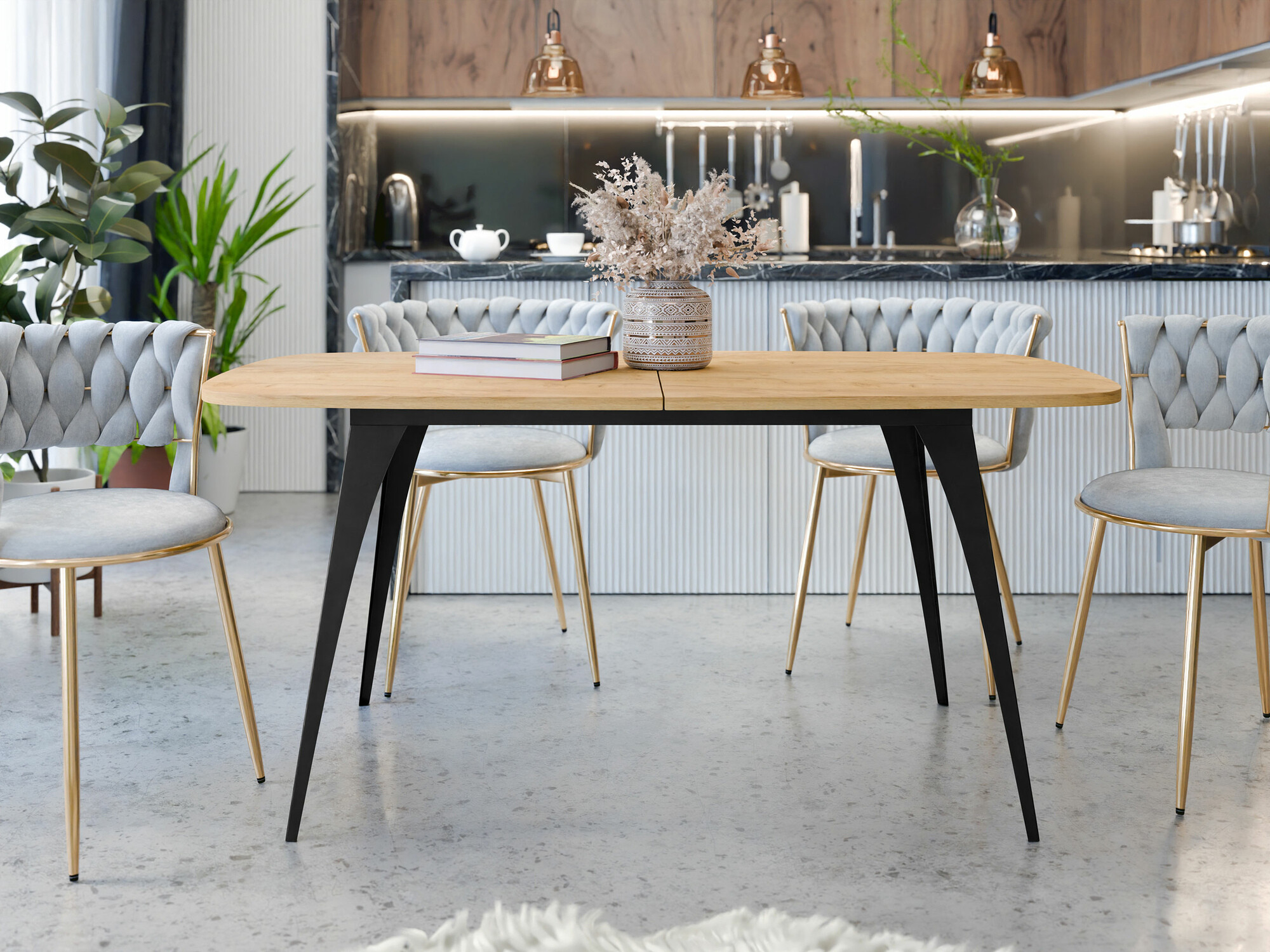 Stalas Oswego 131 (Craft auksinis ąžuolas)