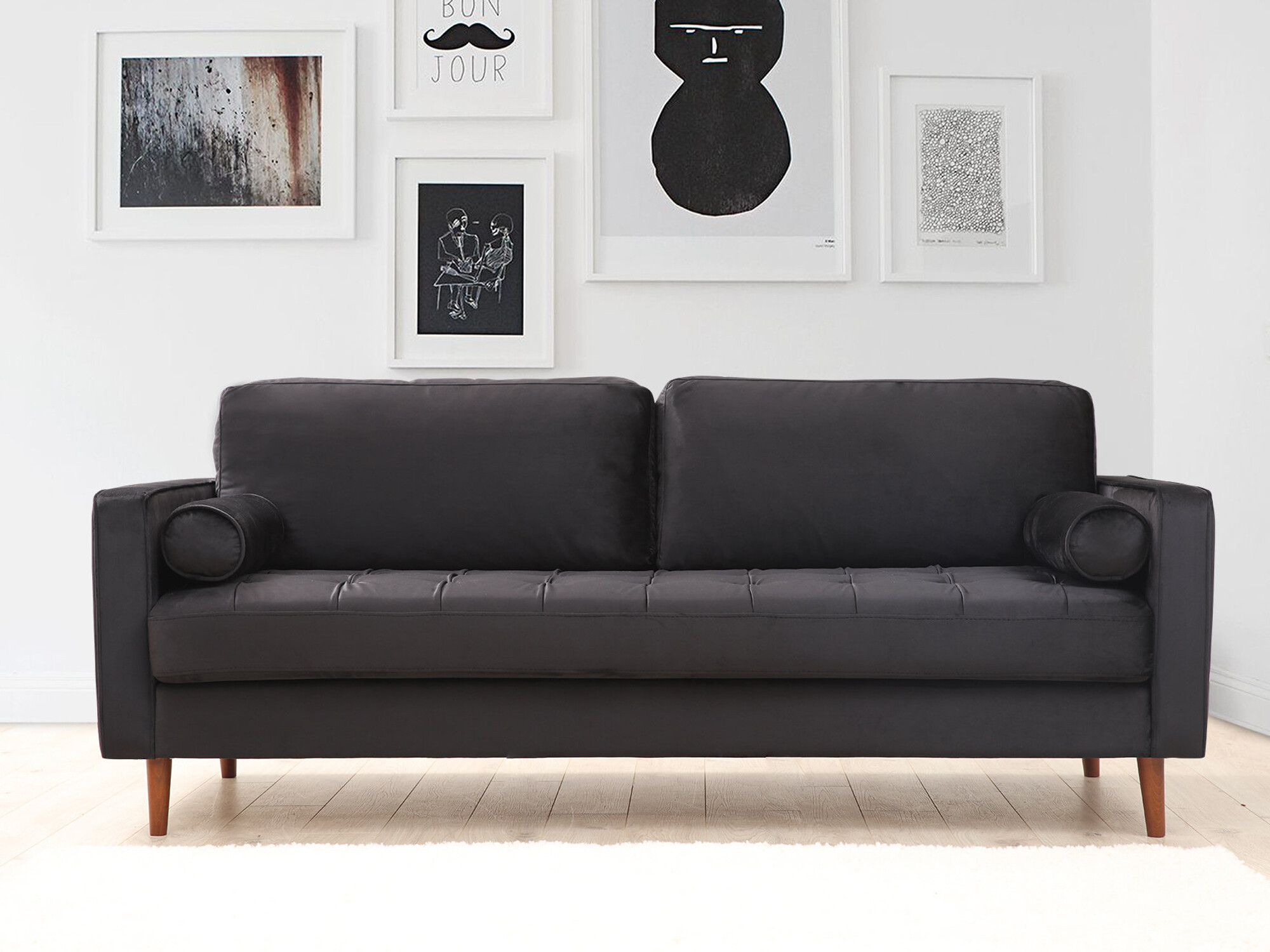 Sofa Altadena 250 (Juoda)