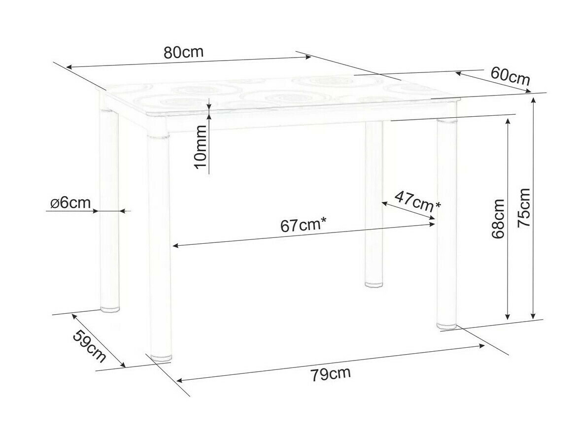 Stalas Detroit 588 (Artisan ąžuolas)