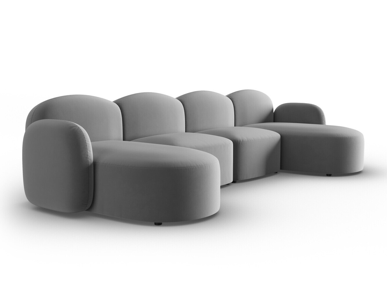 Minkštas kampas Tolmira 105 (Casino Šviesi pilka)