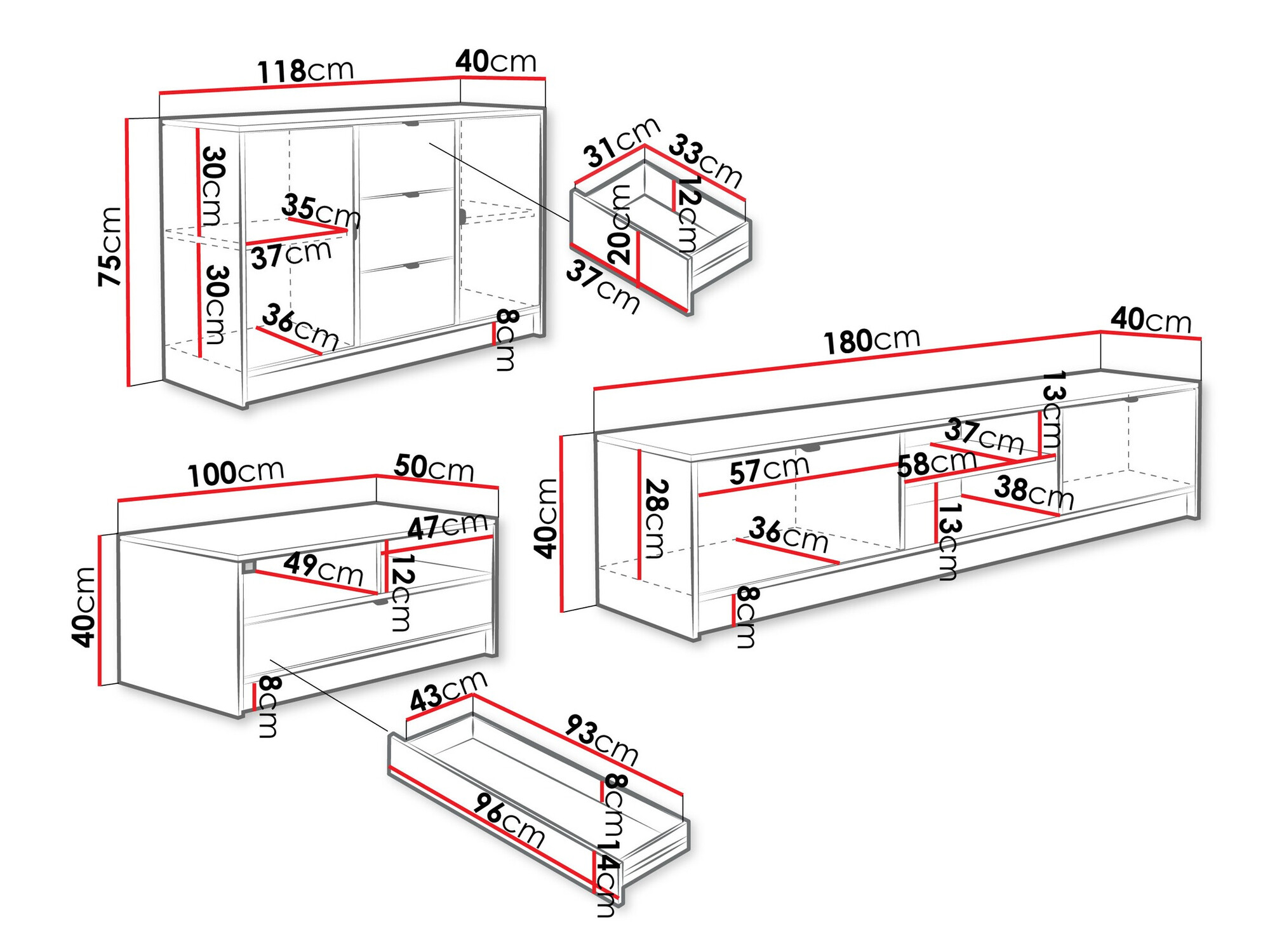 Svetainės komplektas Comfivo Larmire 107 (Smėlinė)