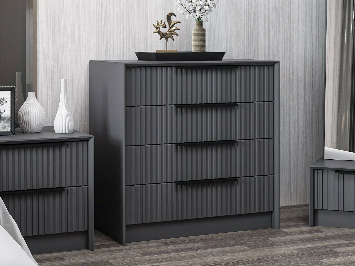 Komoda Kailua 2393 (Antracitas)