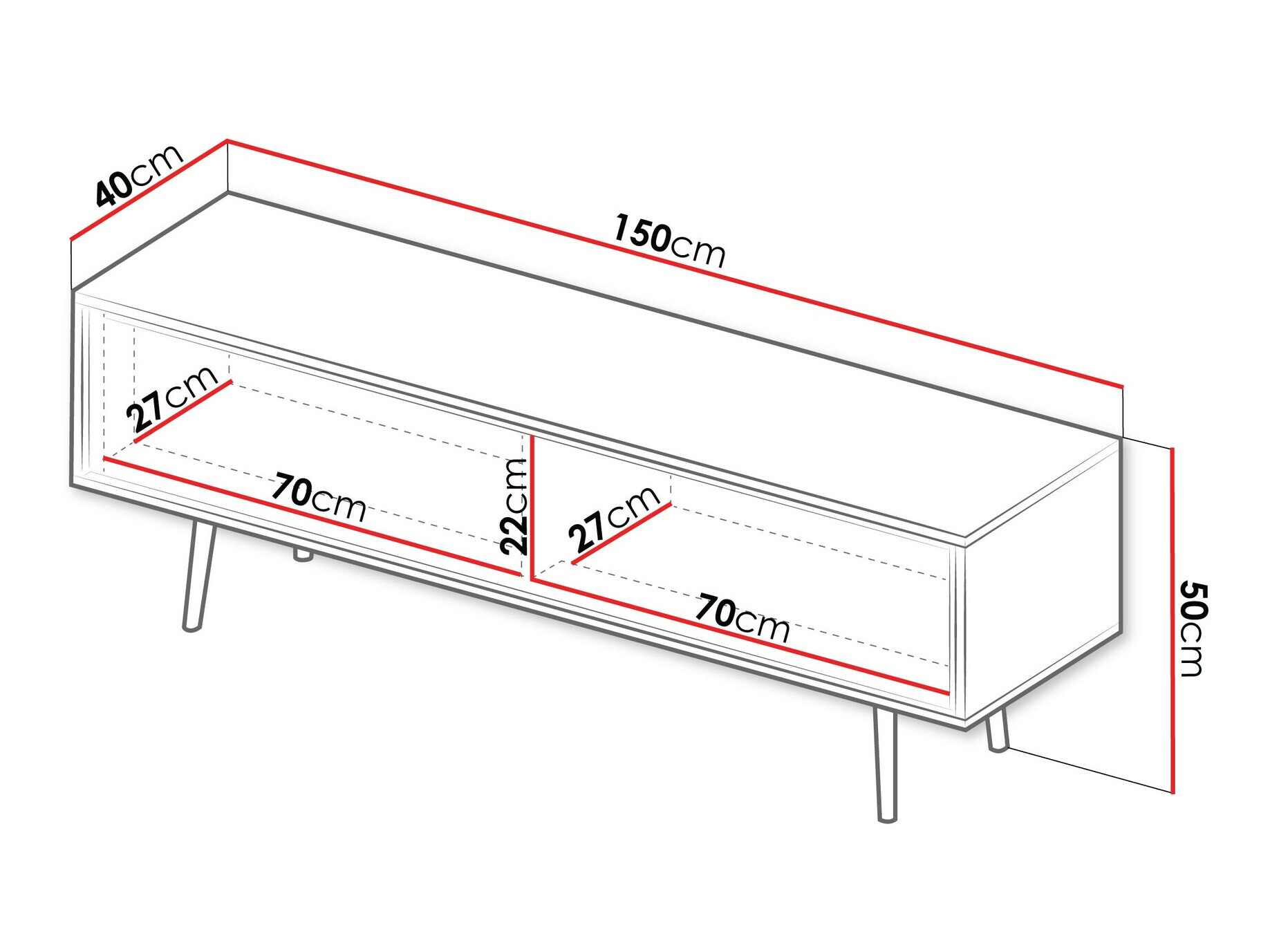 TV staliukas Providence 191 (Kašmyras)