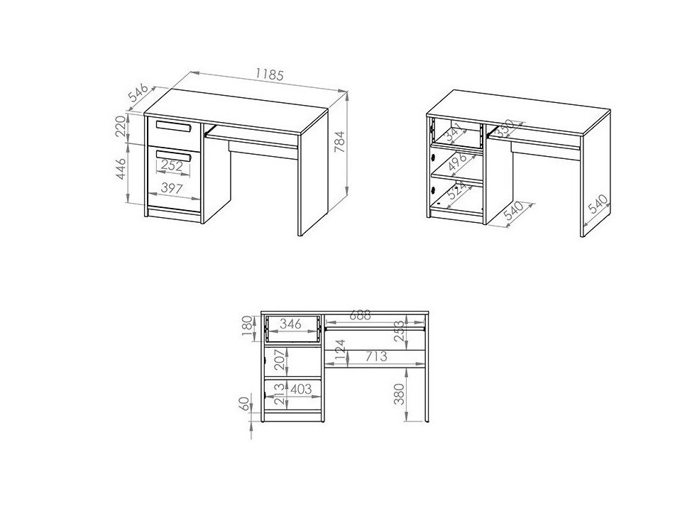 Darbo stalas Tivruve 110