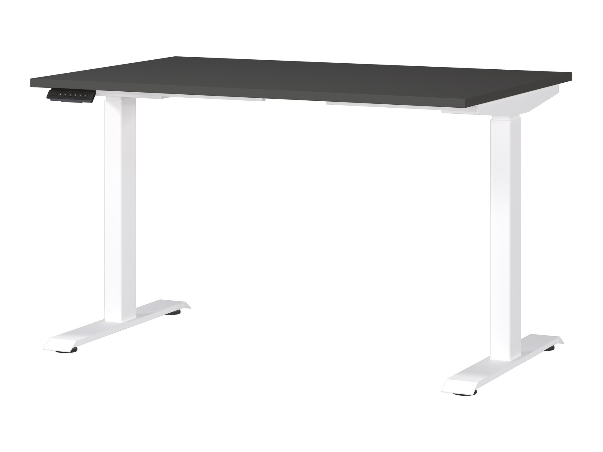 Reguliuojamo aukščio darbo stalas Sacramento 417 (Grafitas + Balta)