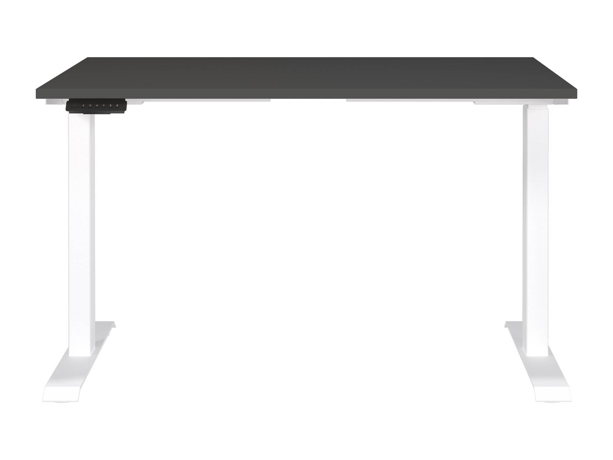 Reguliuojamo aukščio darbo stalas Sacramento 417 (Grafitas + Balta)