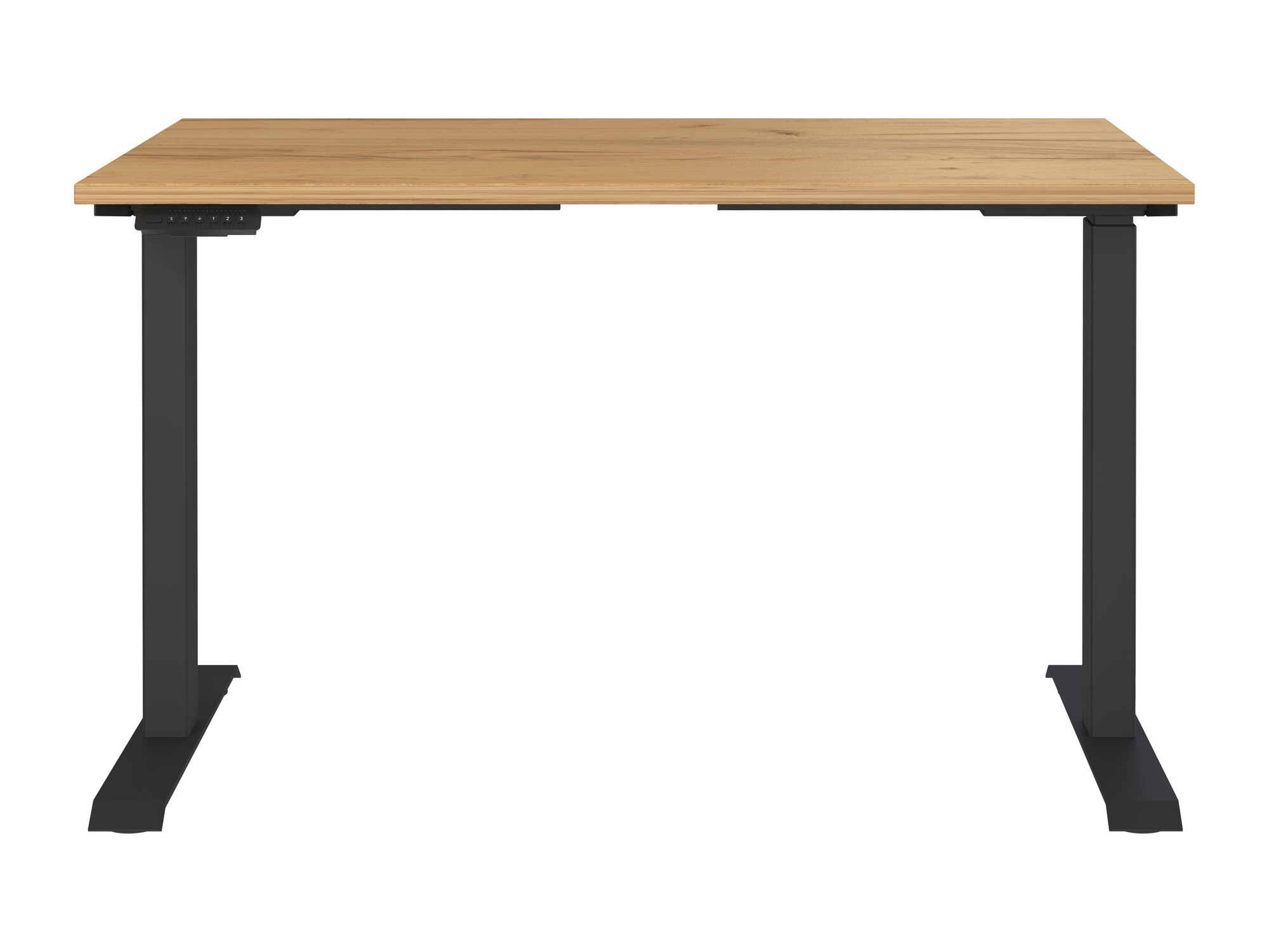 Reguliuojamo aukščio darbo stalas Sacramento 417 (Navarra ąžuolas + Juoda)