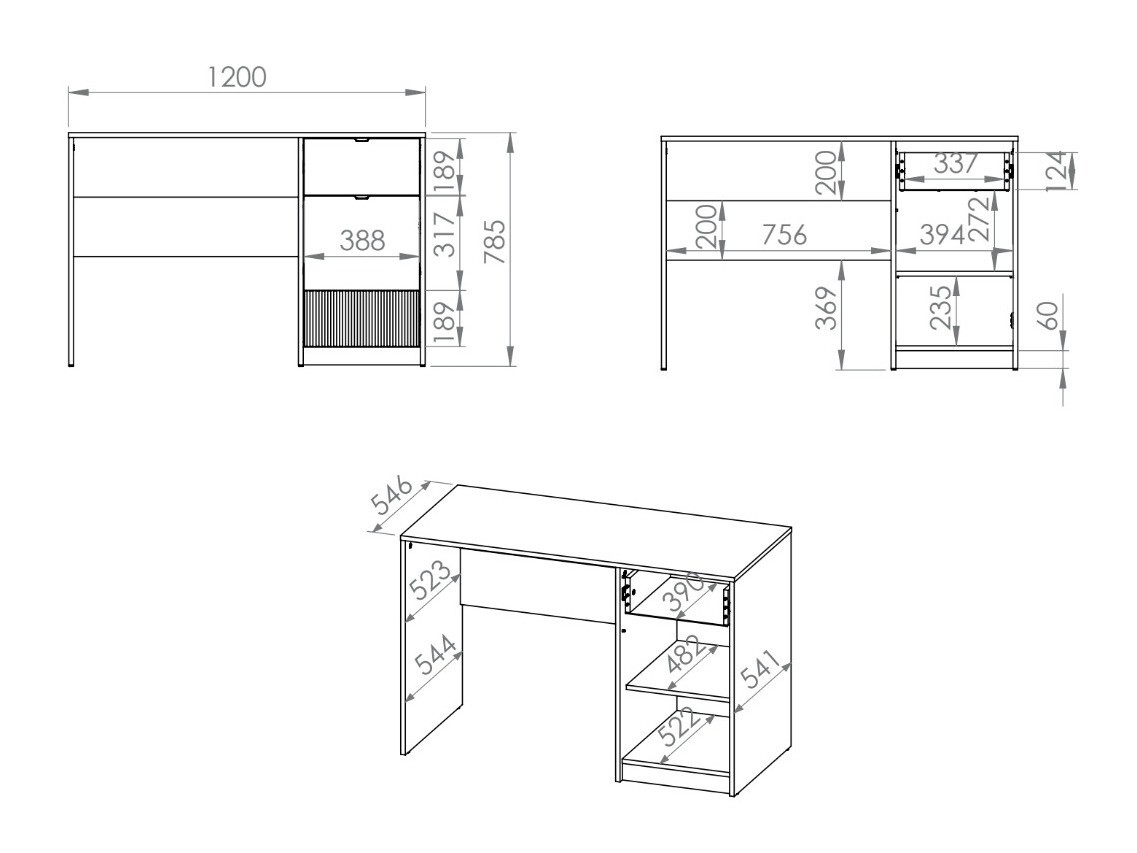 Darbo stalas Orlviro 107