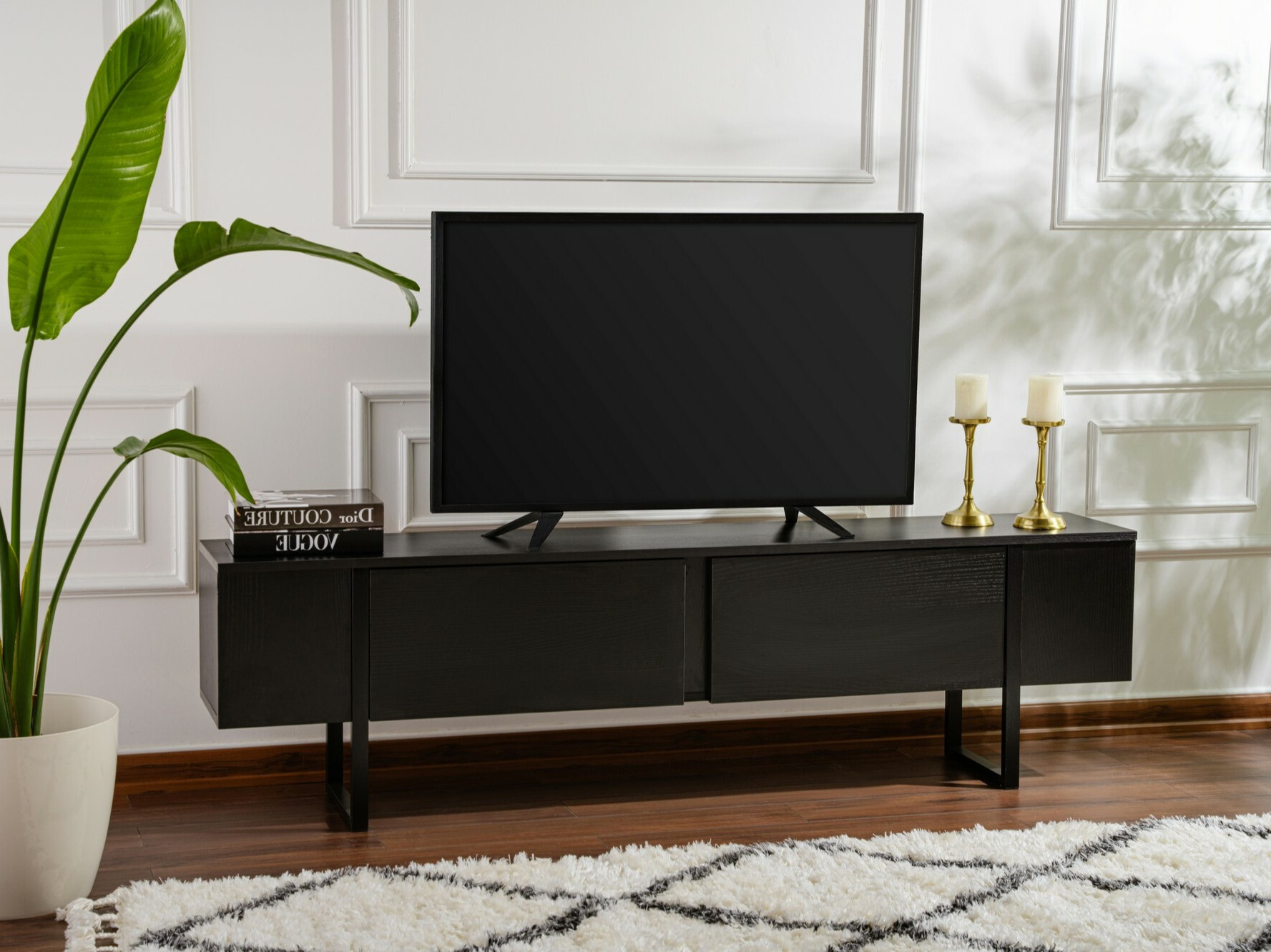 TV staliukas Novato 105 (Juoda)