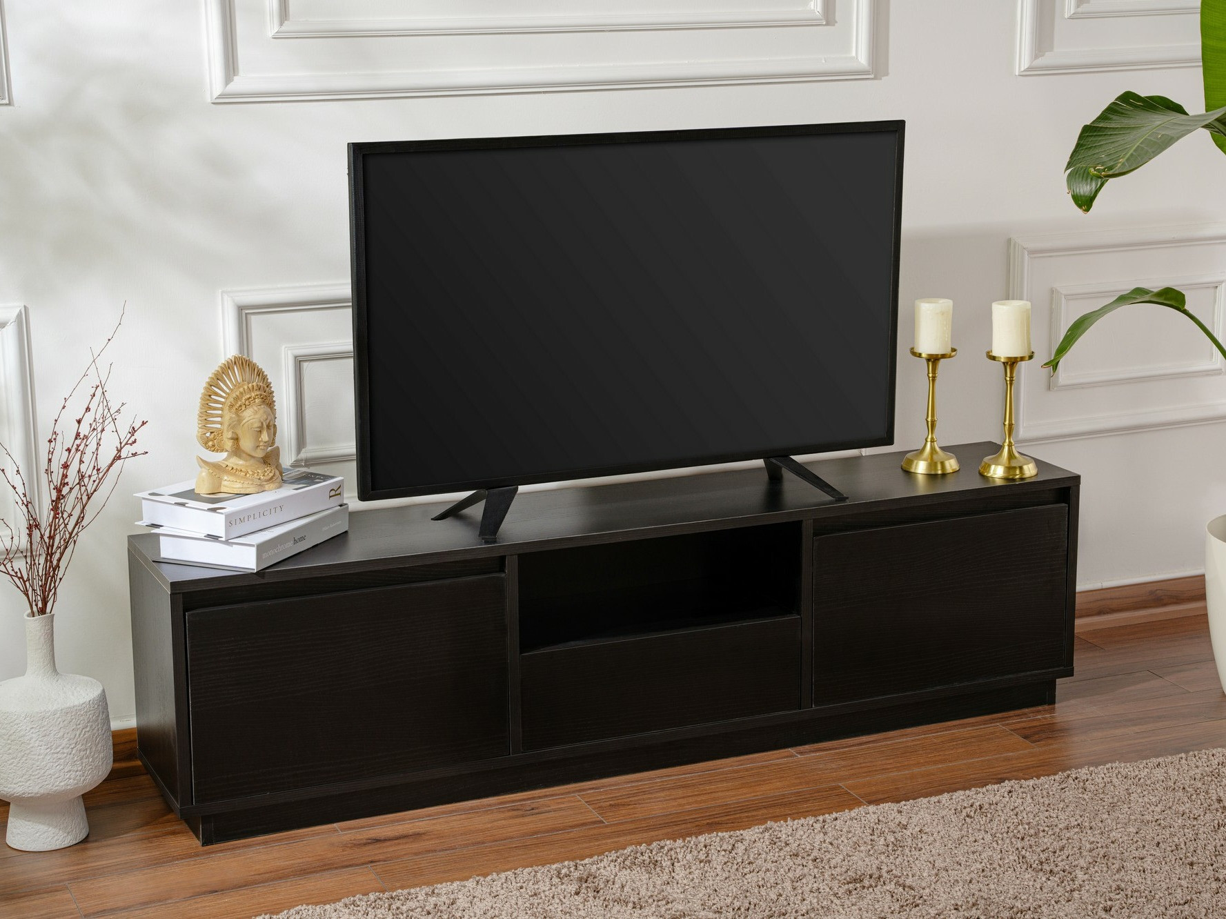 TV staliukas Novato 106 (Juoda)