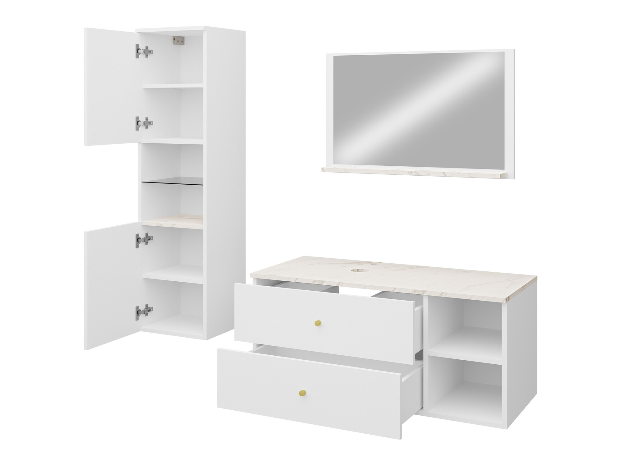 Vonios komplektas Ophruvi 101 (Graikinis riešutas)