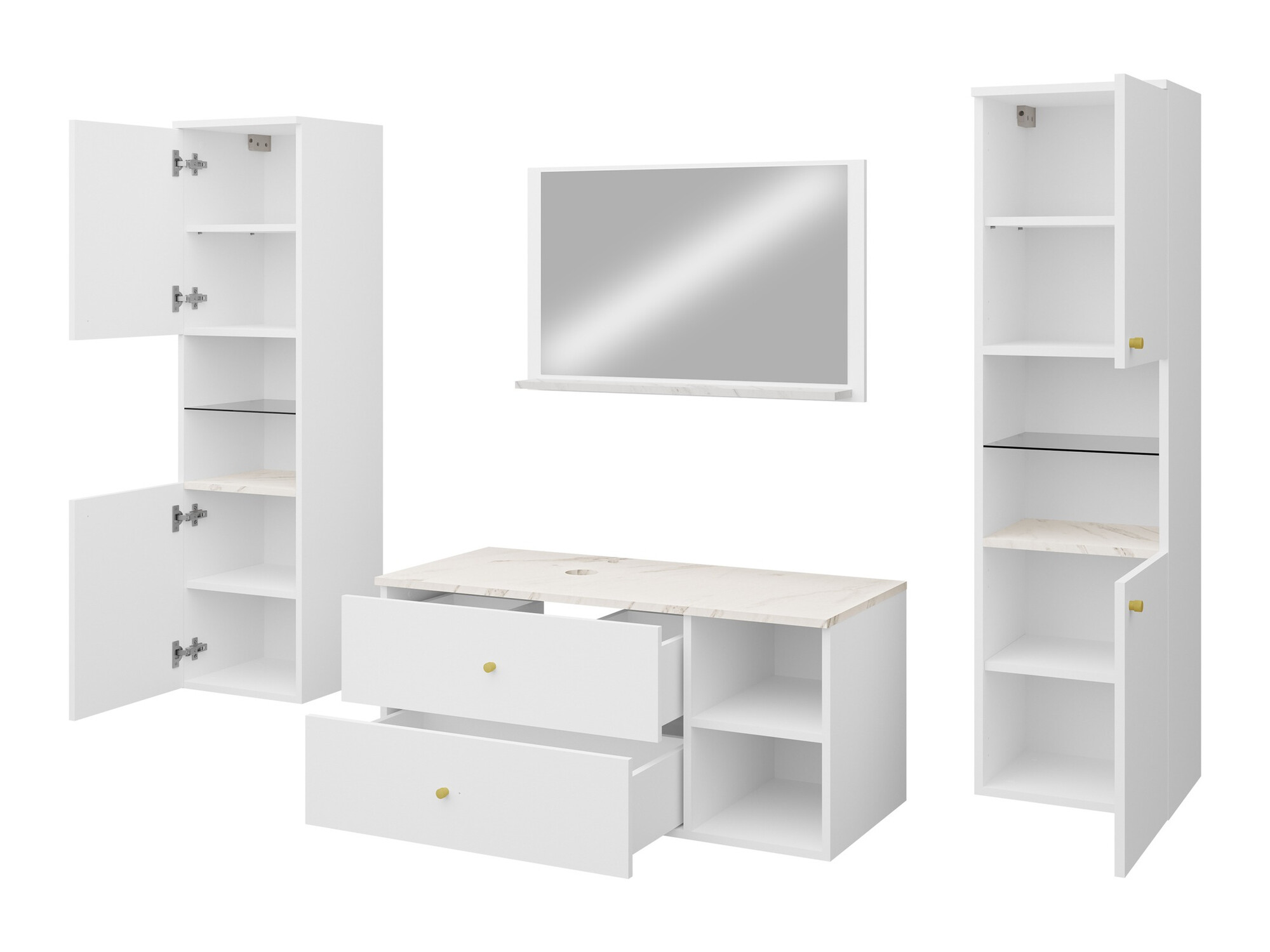 Vonios komplektas Ophruvi 102 (Graikinis riešutas)