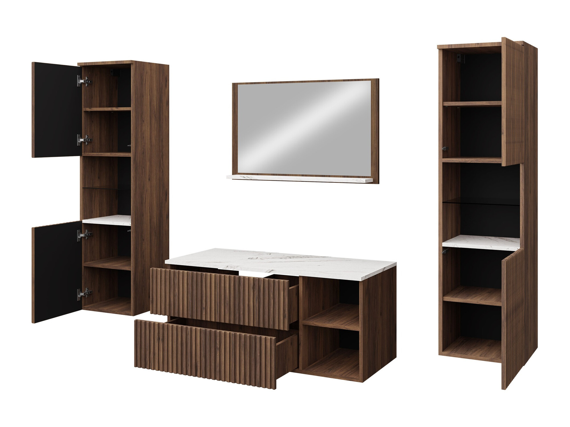 Vonios komplektas Ophruvi 105 (Balta)