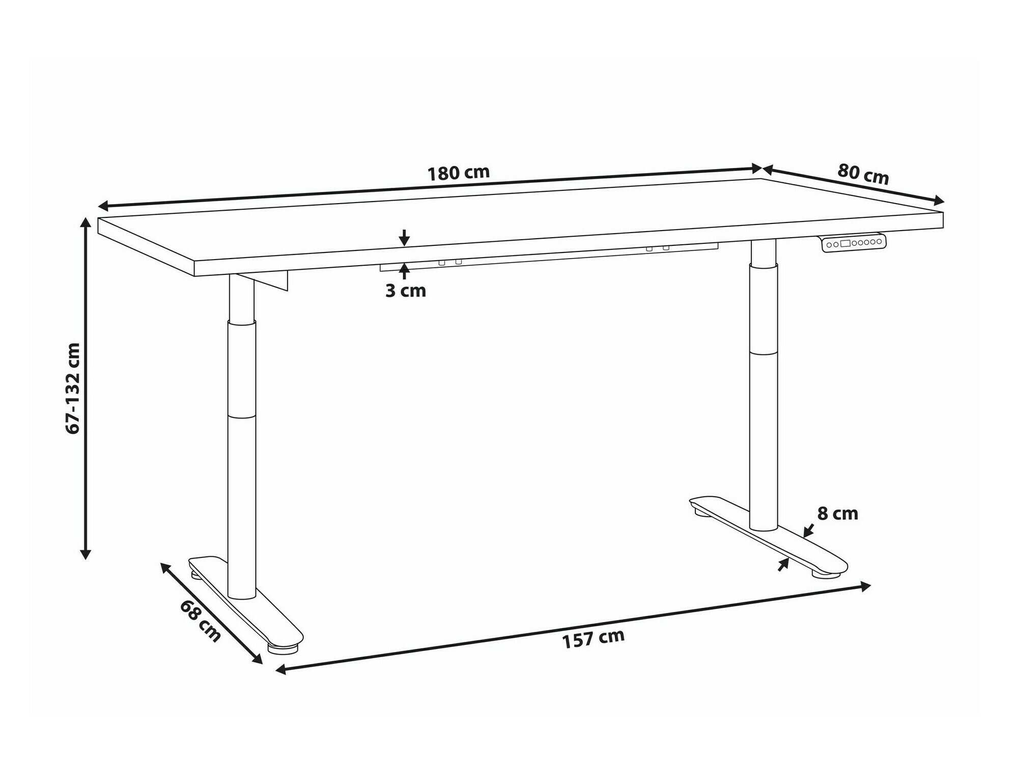 Reguliuojamo aukščio darbo stalas Berwyn 2194