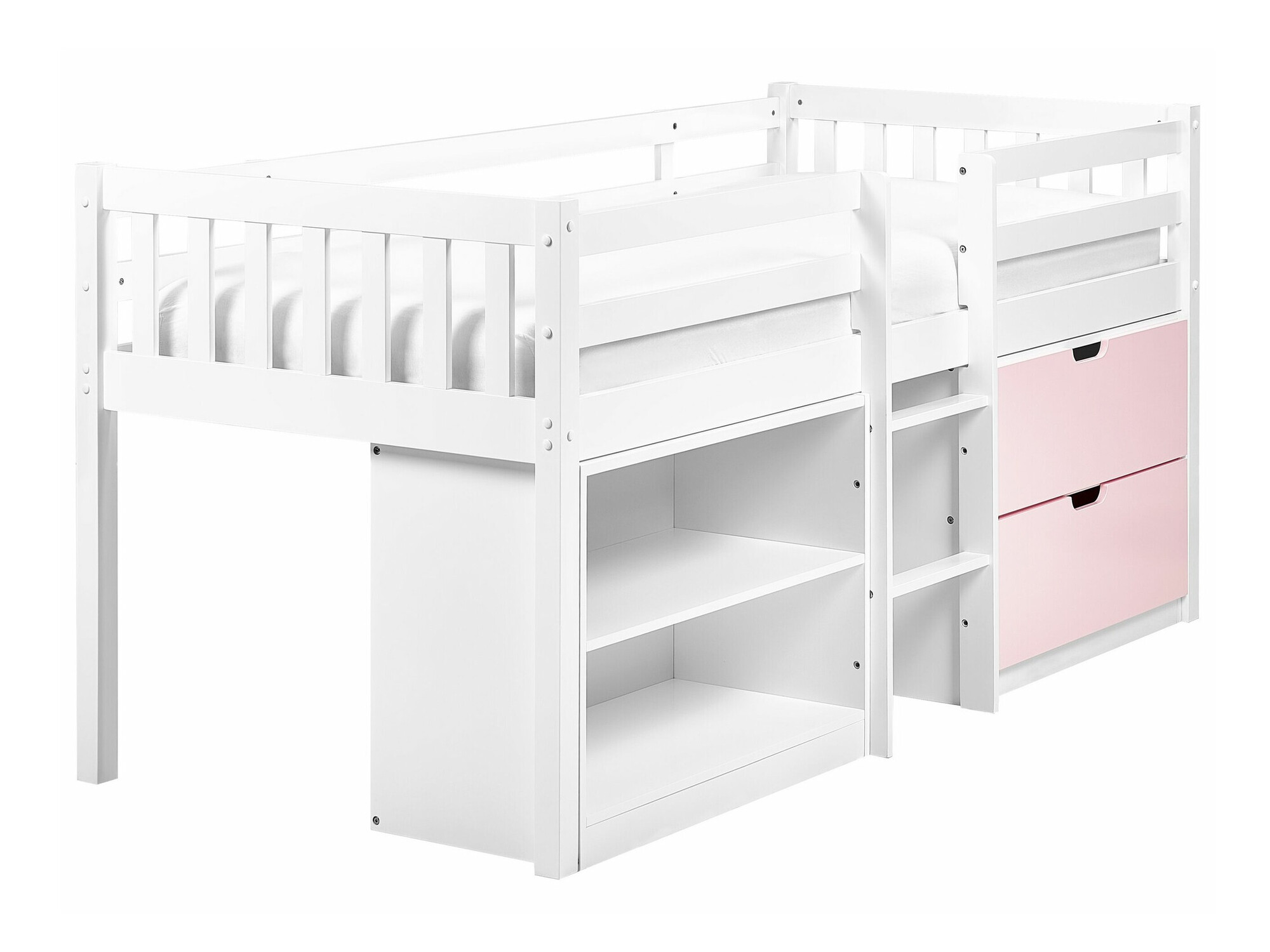 Aukšta lova Berwyn 2199 (Balta + Rožinė)