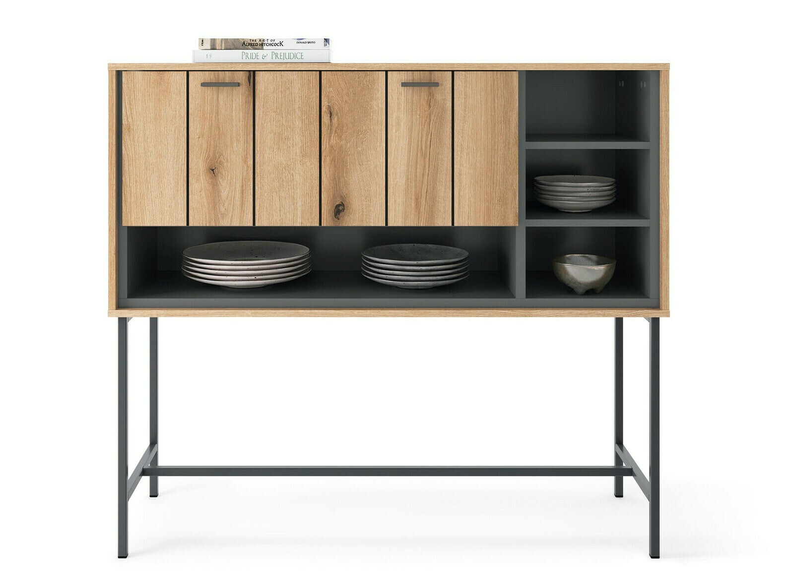 Spintelė Morelmi 102 (Antracitas + Ąžuolas)