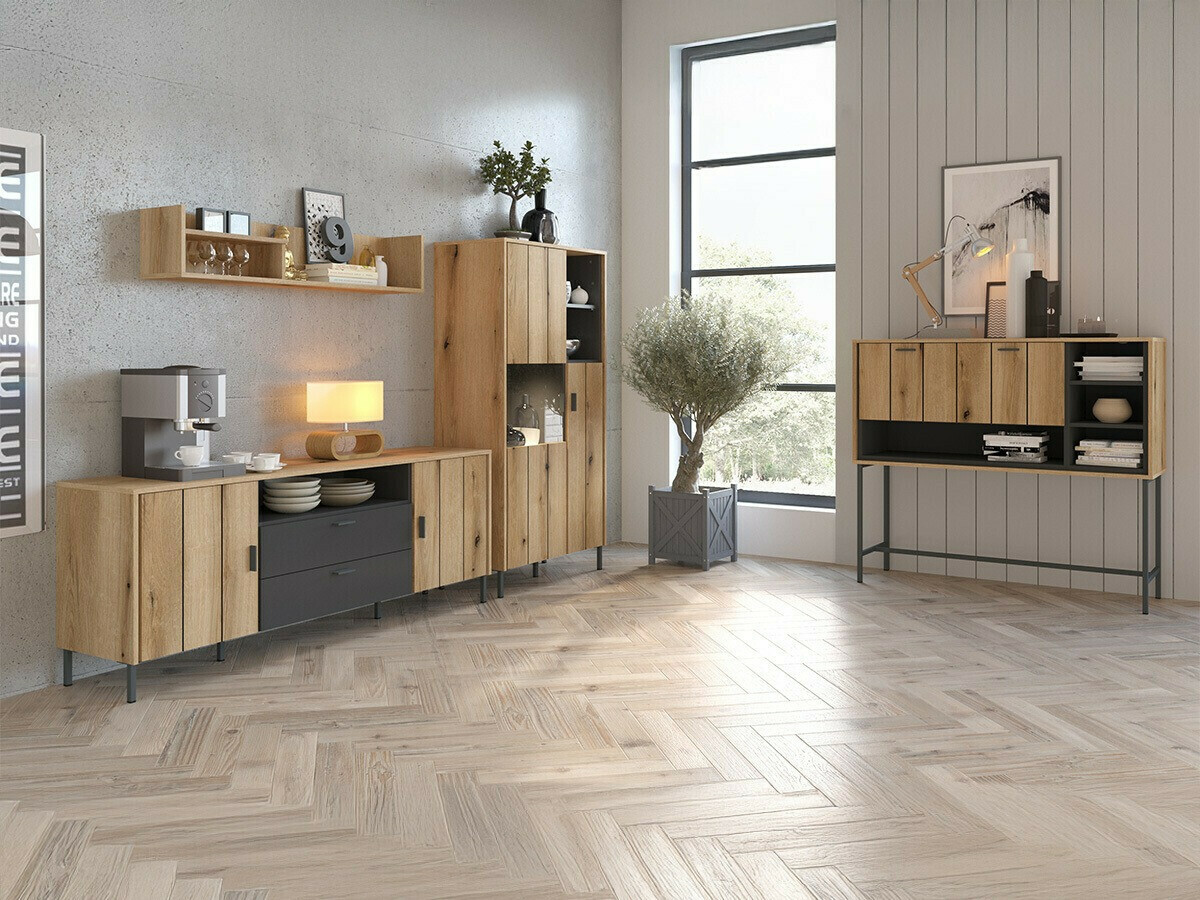 Spintelė Morelmi 102 (Antracitas + Ąžuolas)